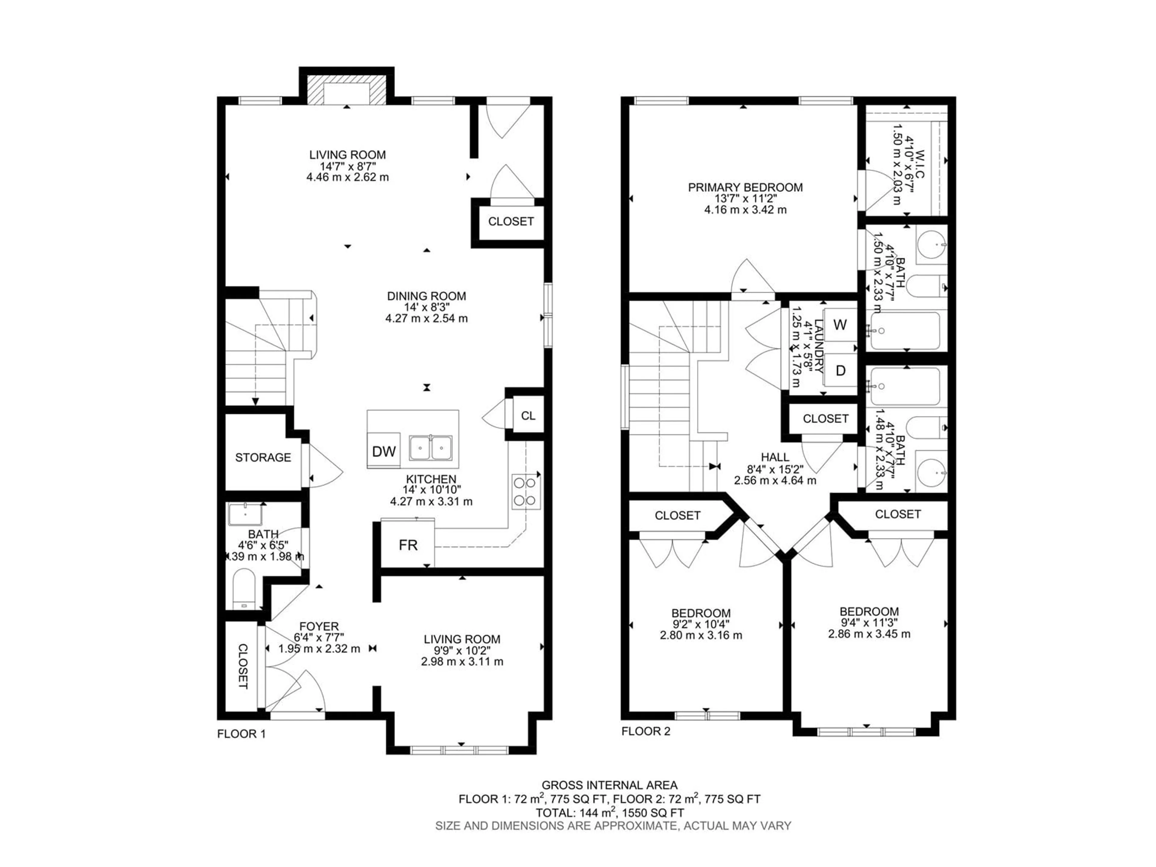 Floor plan for 3455 WEIDLE WY SW, Edmonton Alberta T6X1Z4