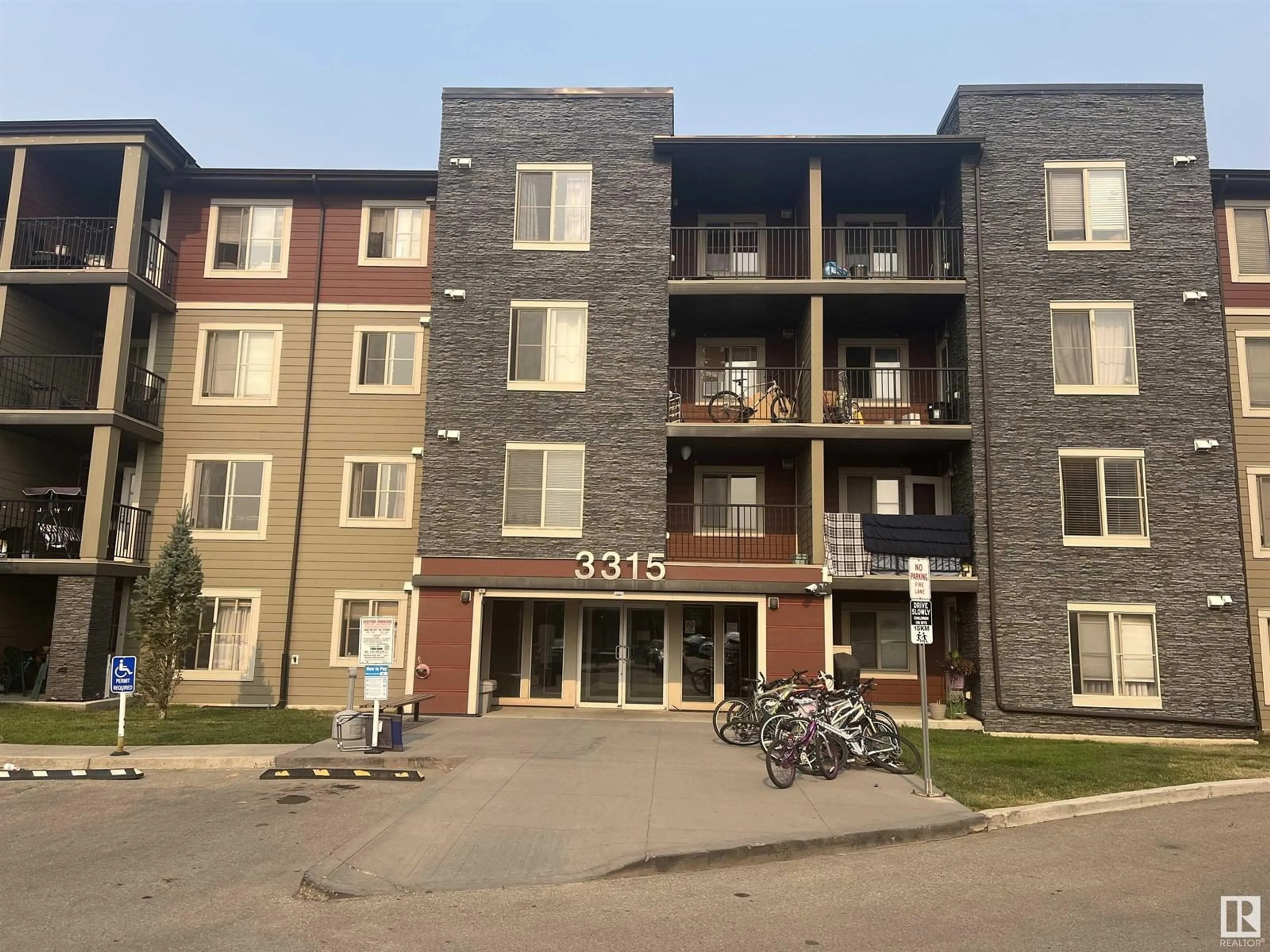 A pic from exterior of the house or condo, the front or back of building for #221 3315 JAMES MOWATT TR SW, Edmonton Alberta T6W3L6