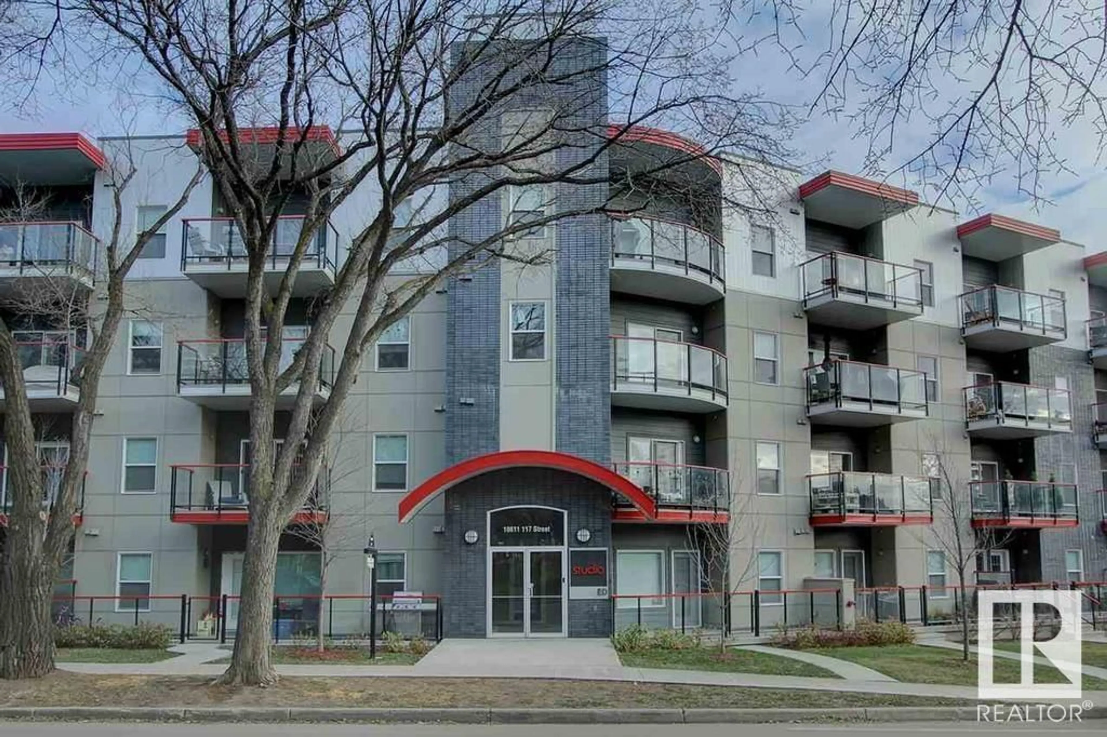 A pic from exterior of the house or condo for #412 10611 117 ST NW NW, Edmonton Alberta T5H0G6