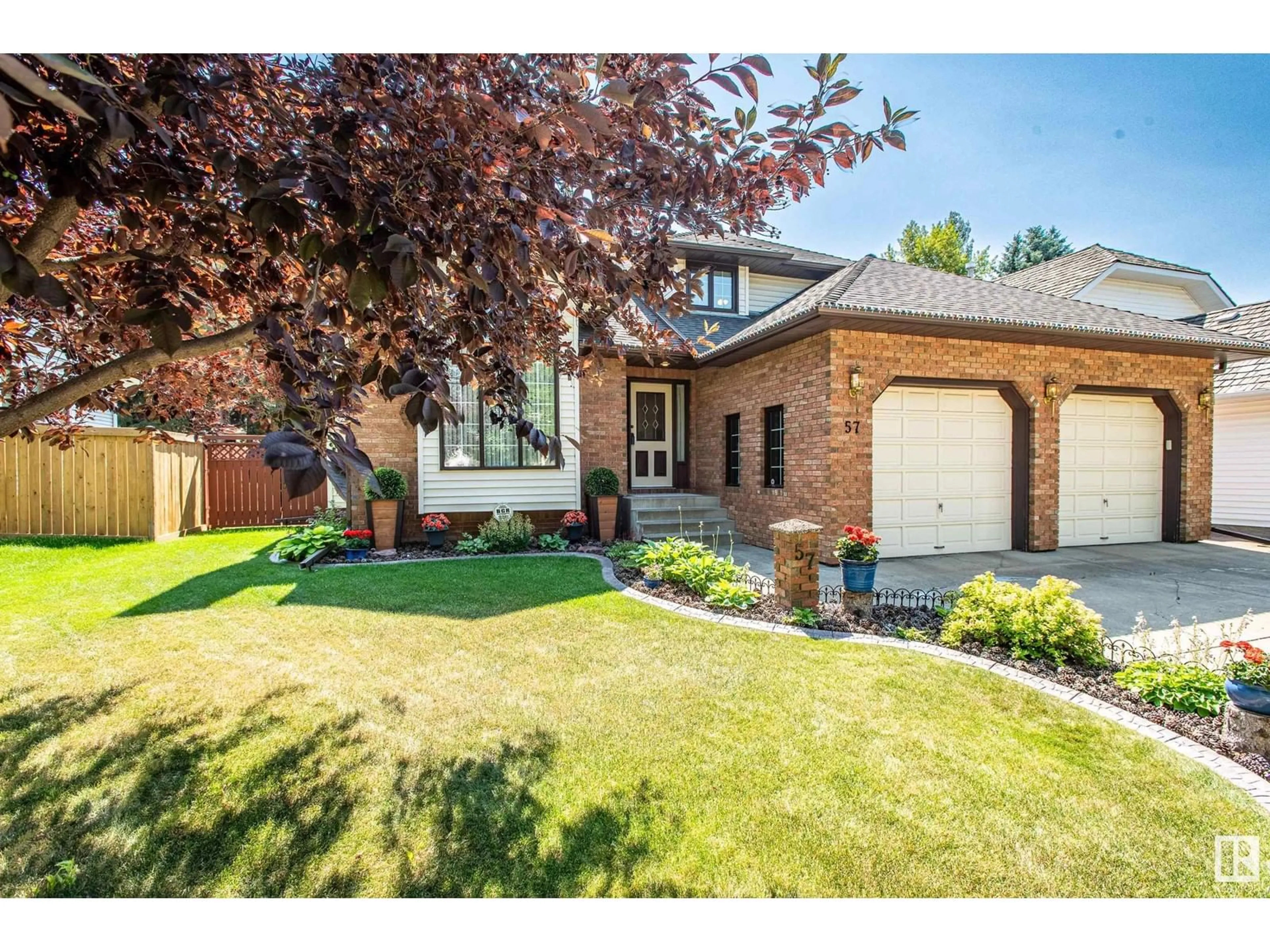 Home with brick exterior material for 57 PIEDMONT CR, St. Albert Alberta T8N5G2