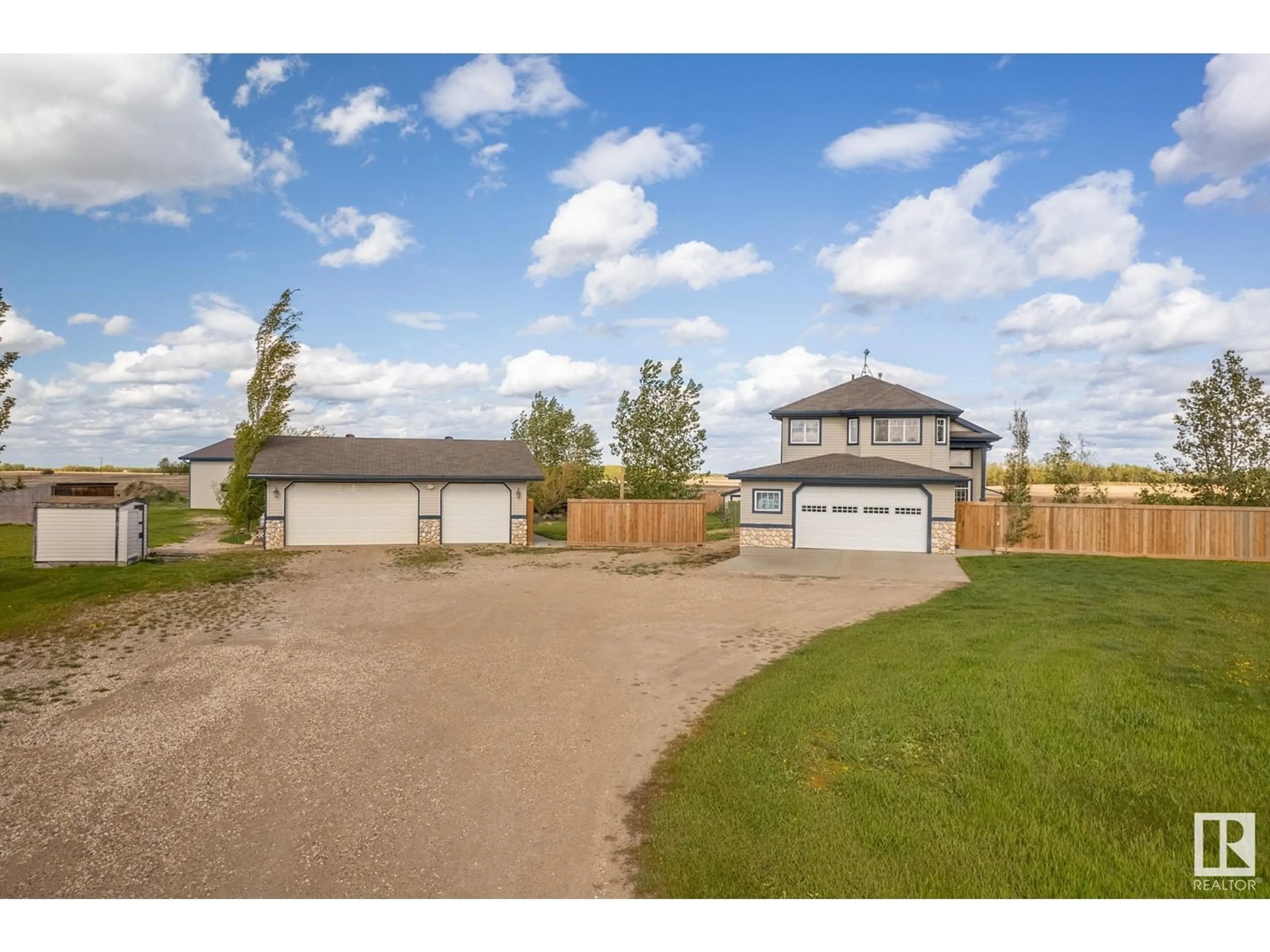 Fenced yard for 49157 Rge Rd 244, Rural Leduc County Alberta T4X2R5