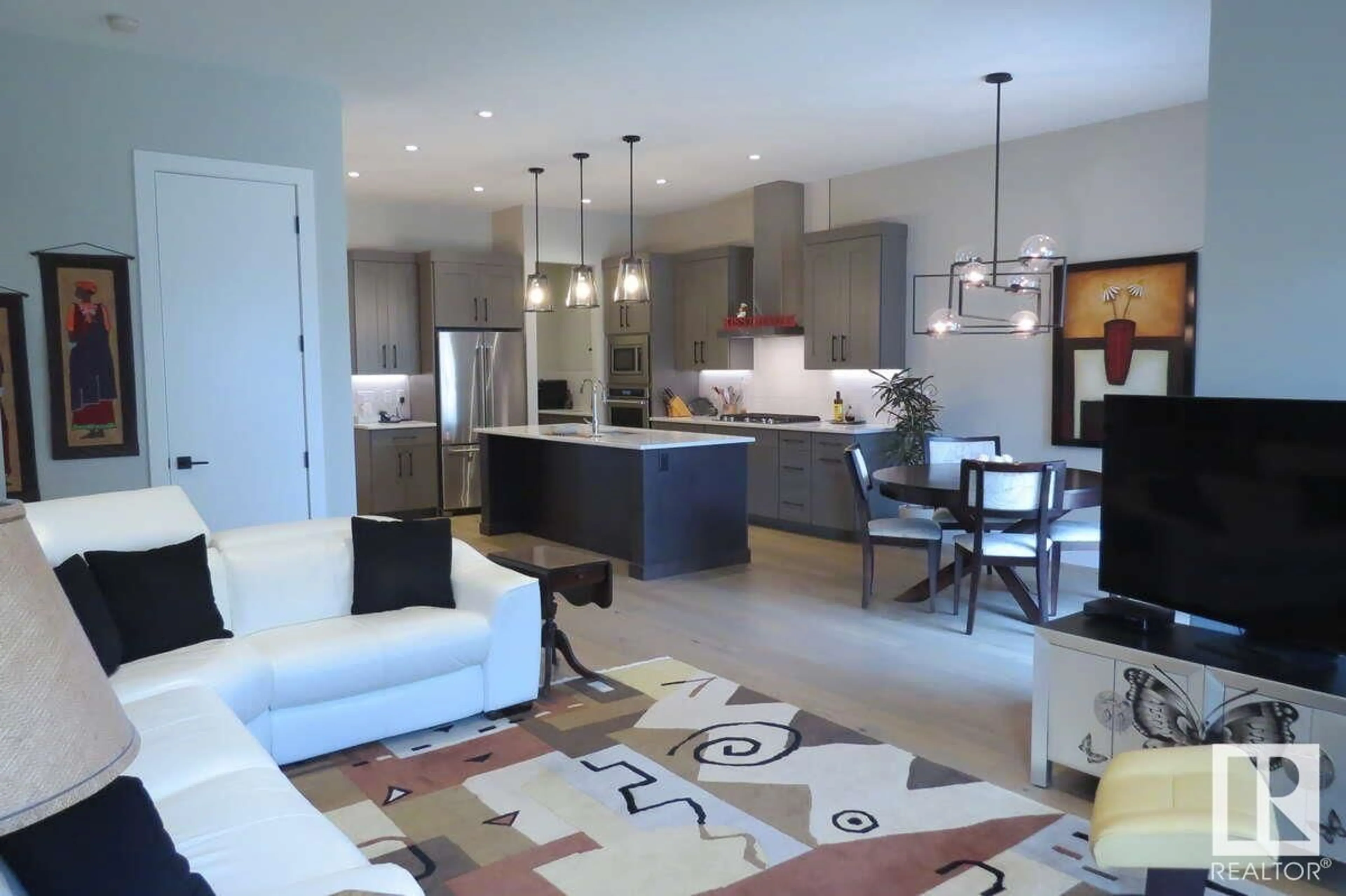 Open concept kitchen, unknown for SW - 4605 KNIGHT PT, Edmonton Alberta T6W4B7