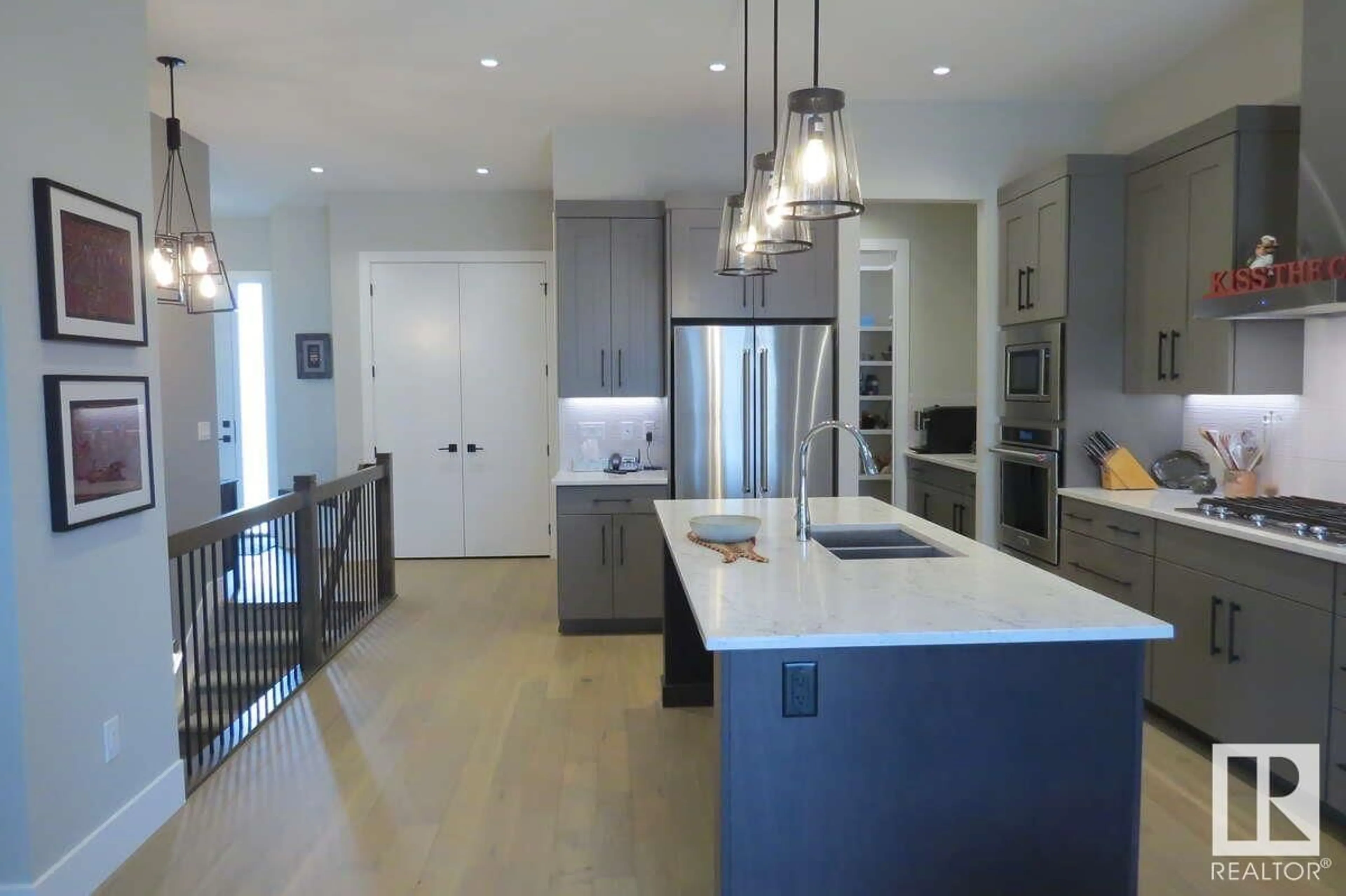 Open concept kitchen, unknown for SW - 4605 KNIGHT PT, Edmonton Alberta T6W4B7
