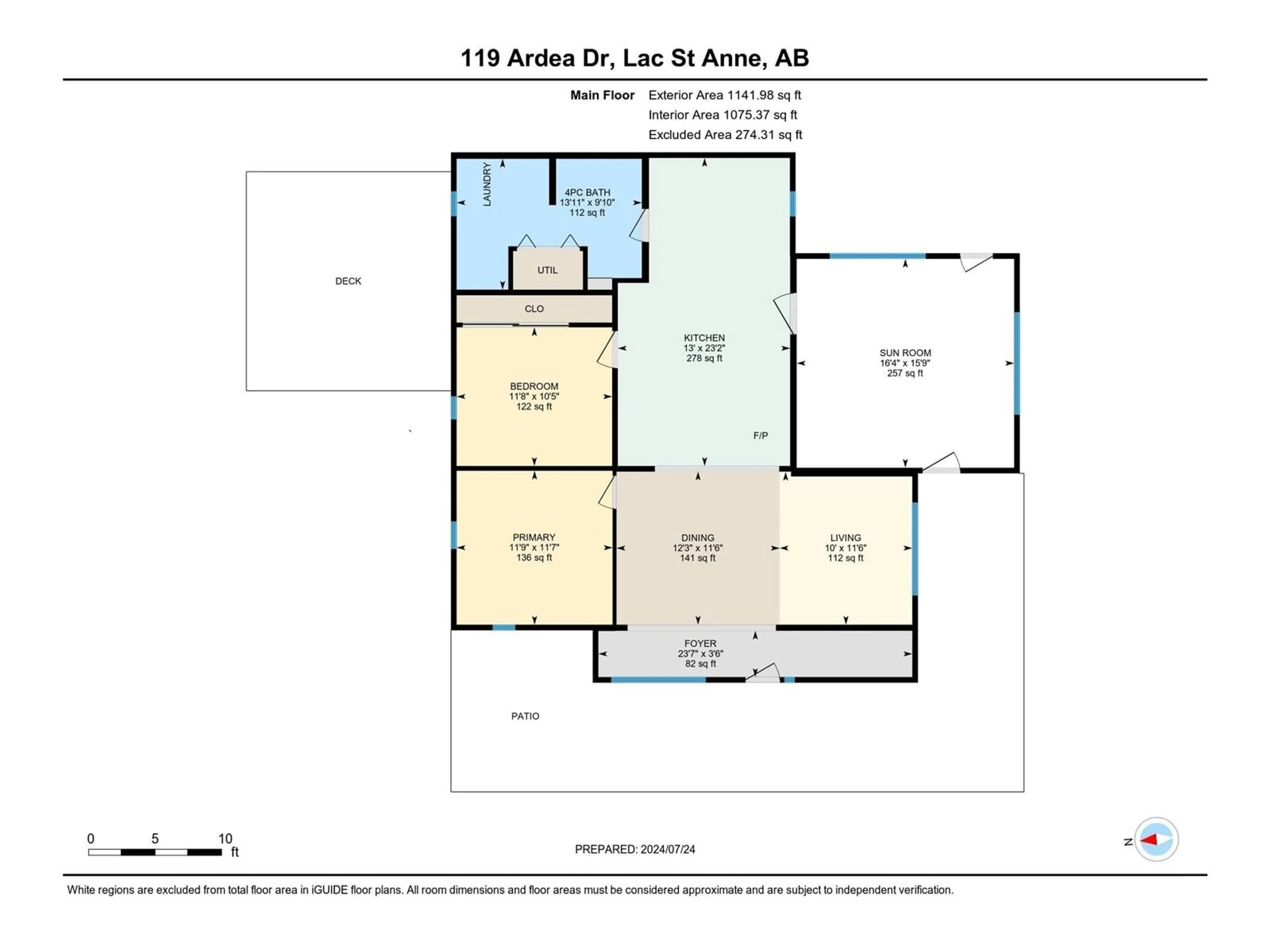 Floor plan for #119 55219 RGE RD 14, Rural Lac Ste. Anne County Alberta T0E1V0