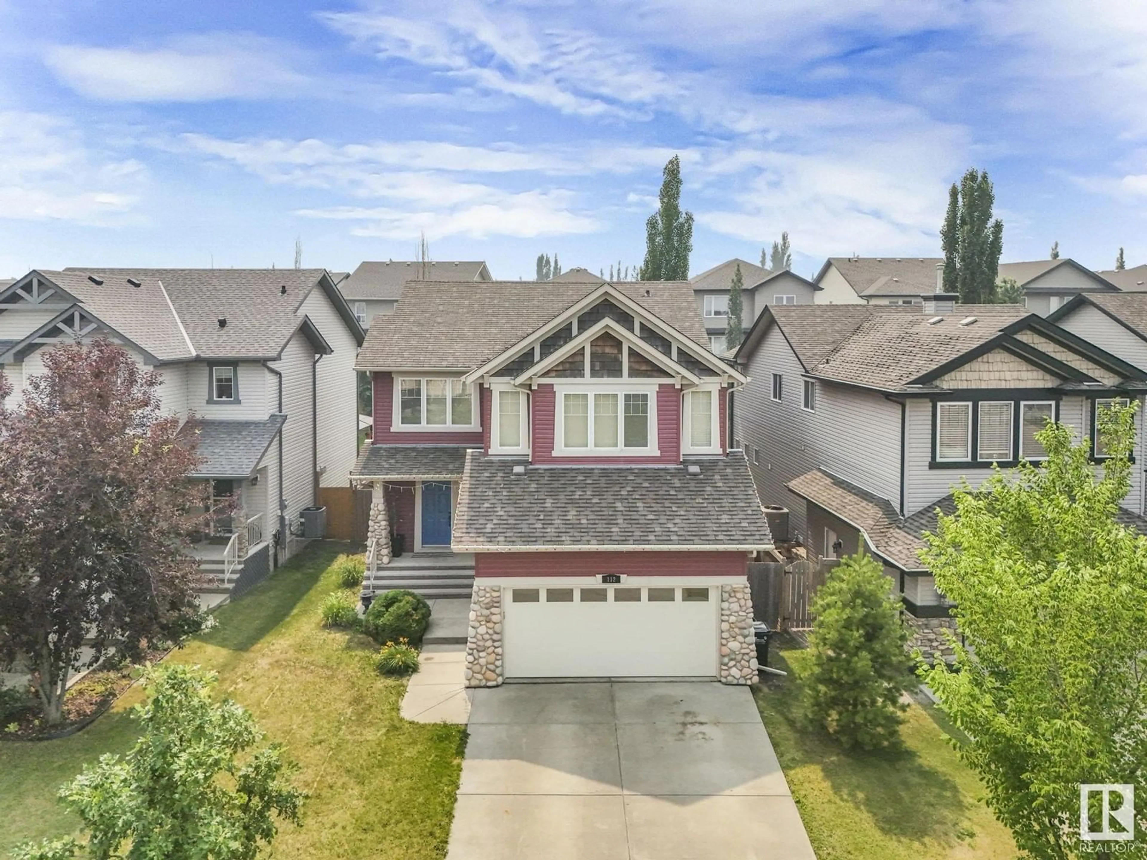 Frontside or backside of a home for 112 Campbell DR, Sherwood Park Alberta T8H0E3