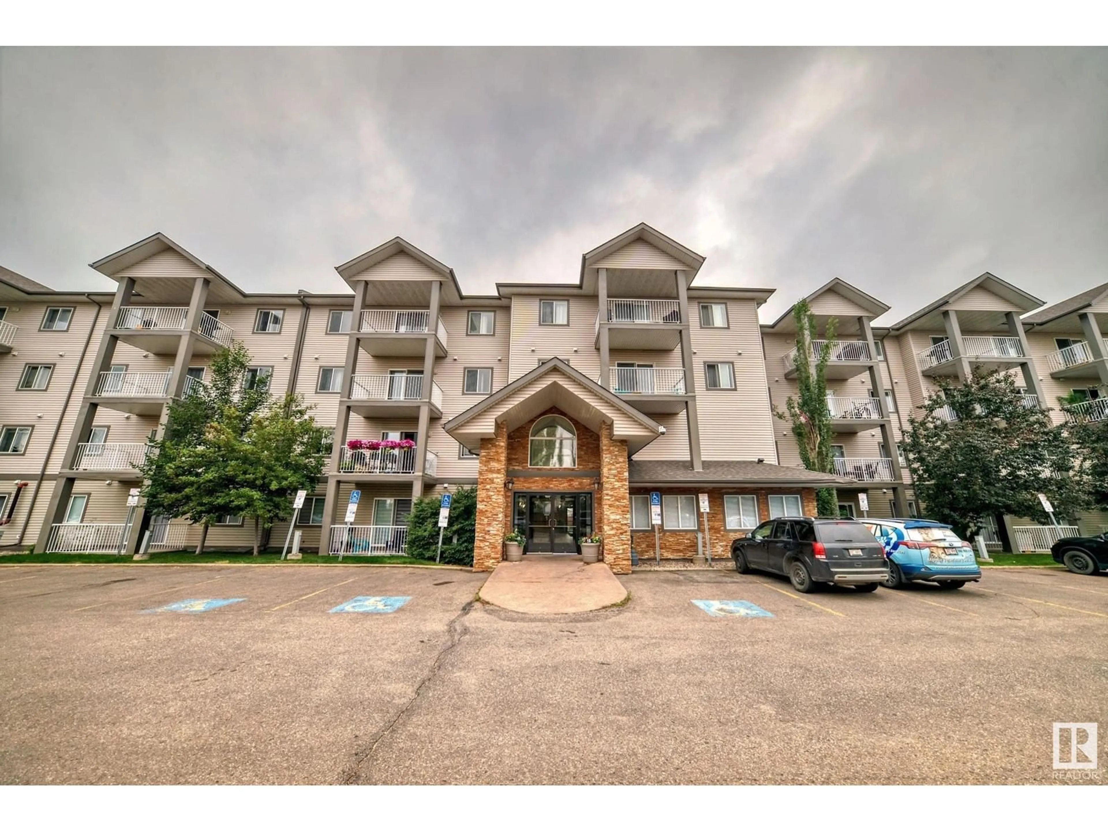 A pic from exterior of the house or condo for #417 3425 19 ST NW, Edmonton Alberta T6T2B5