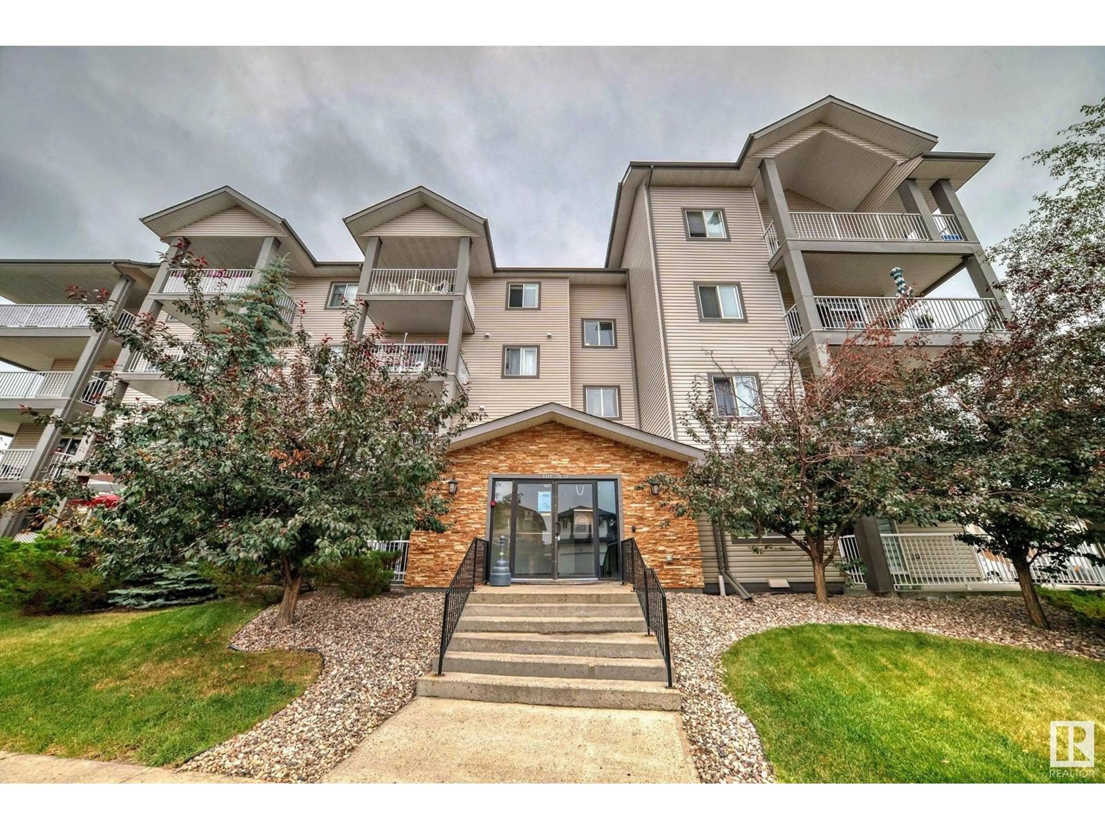 A pic from exterior of the house or condo for #417 3425 19 ST NW, Edmonton Alberta T6T2B5