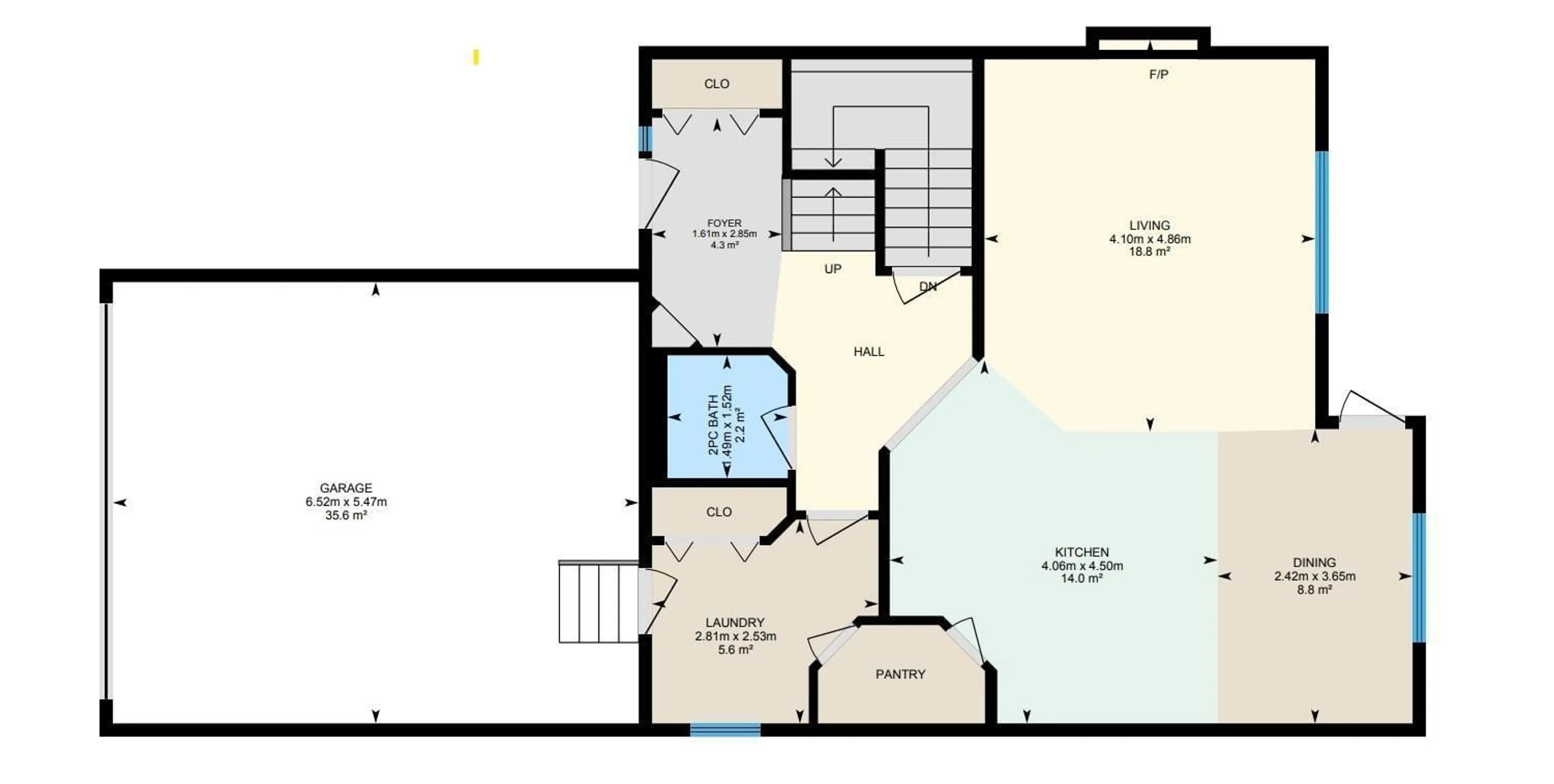 Floor plan for 2710 MILES PLACE PL SW, Edmonton Alberta T6W1P8