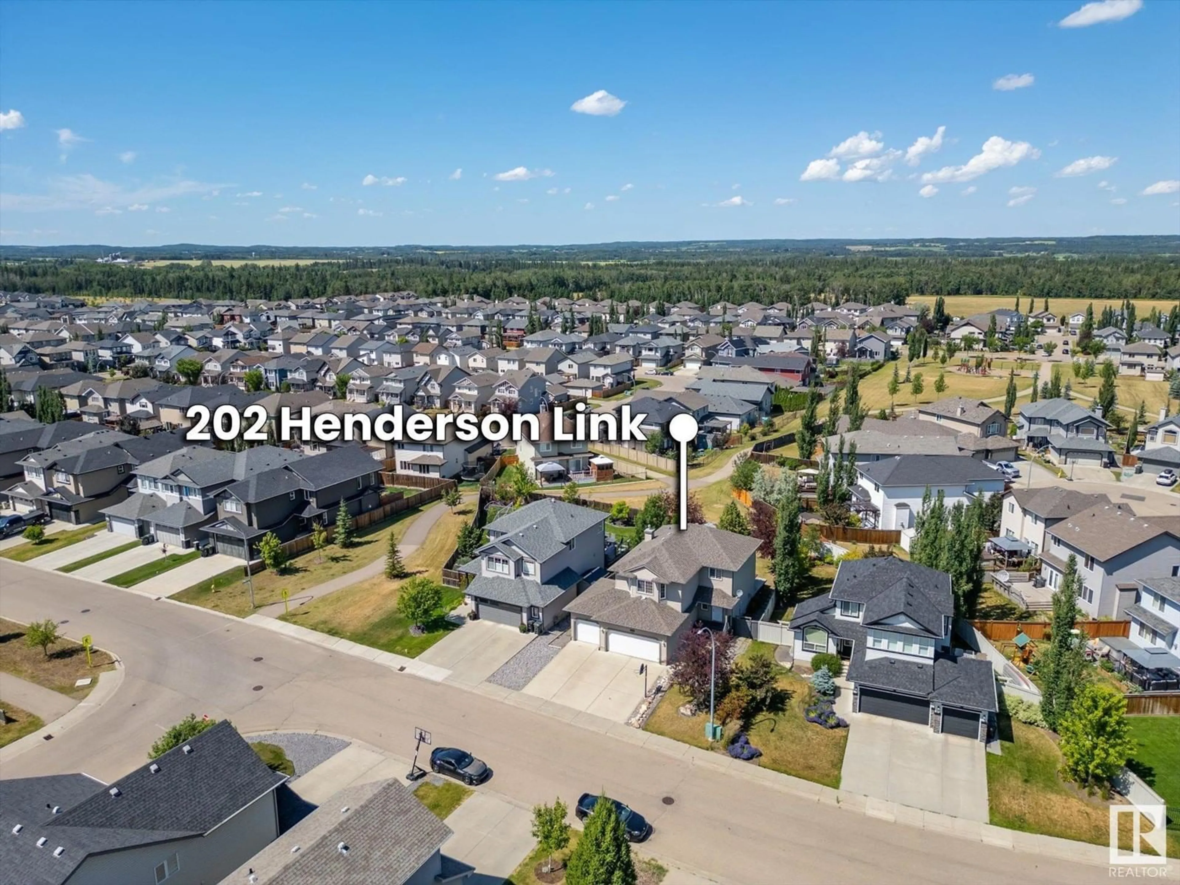 Frontside or backside of a home for 202 Henderson Link, Spruce Grove Alberta T7X0C7