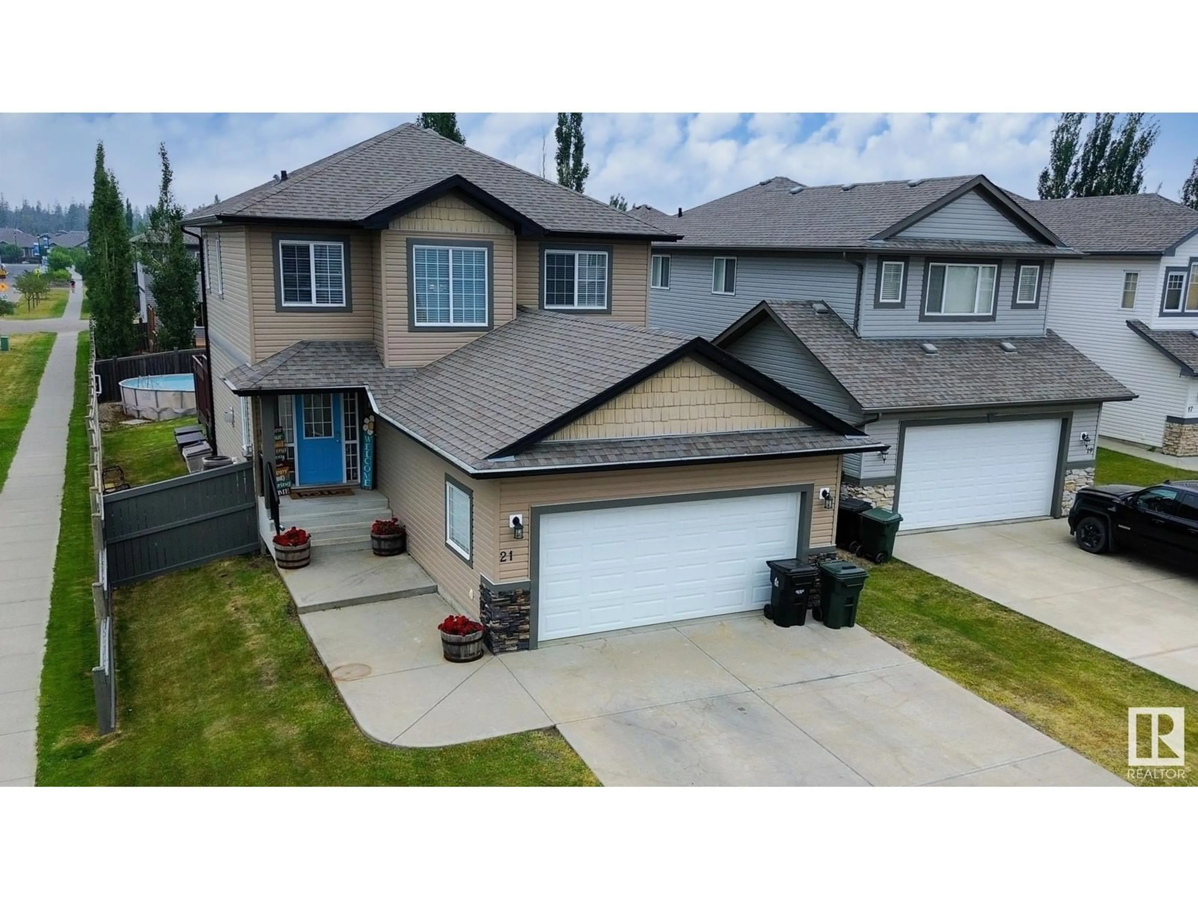 Frontside or backside of a home for 21 HAZELDEAN PT, Spruce Grove Alberta T7X0H7