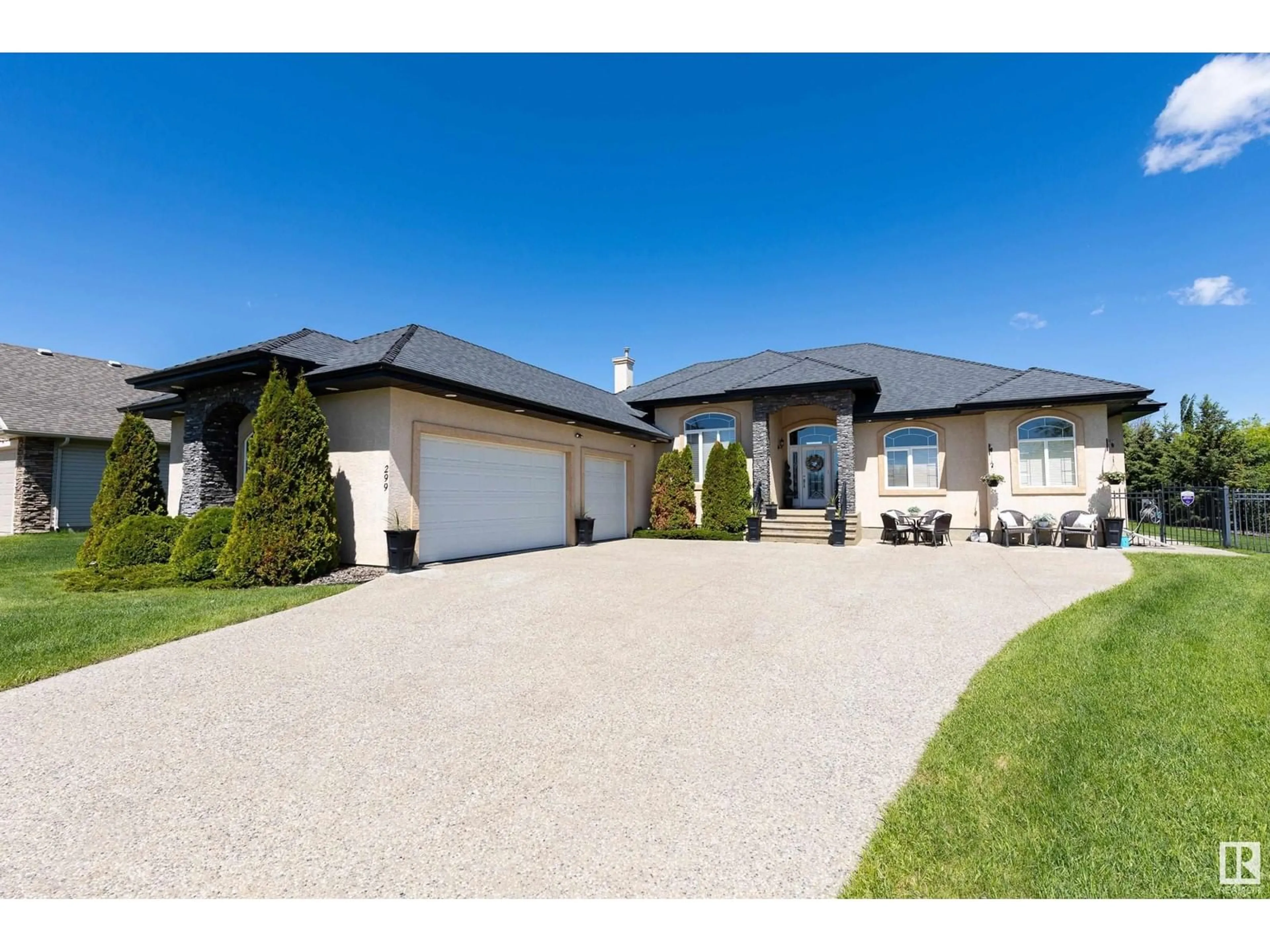 Frontside or backside of a home for 299 Estate Way CR, Rural Sturgeon County Alberta T8T0C7