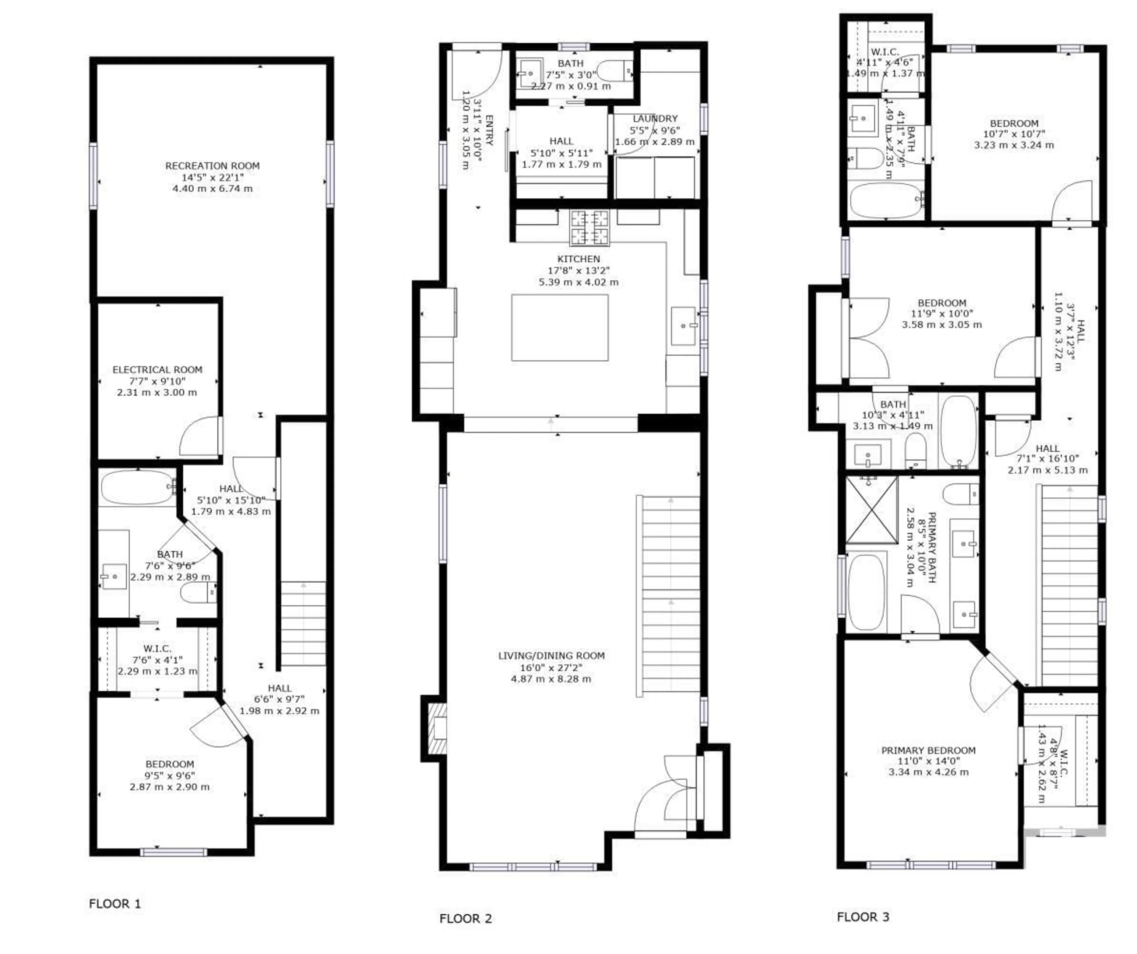 Floor plan for 10722 128 ST NW, Edmonton Alberta T5M0V9