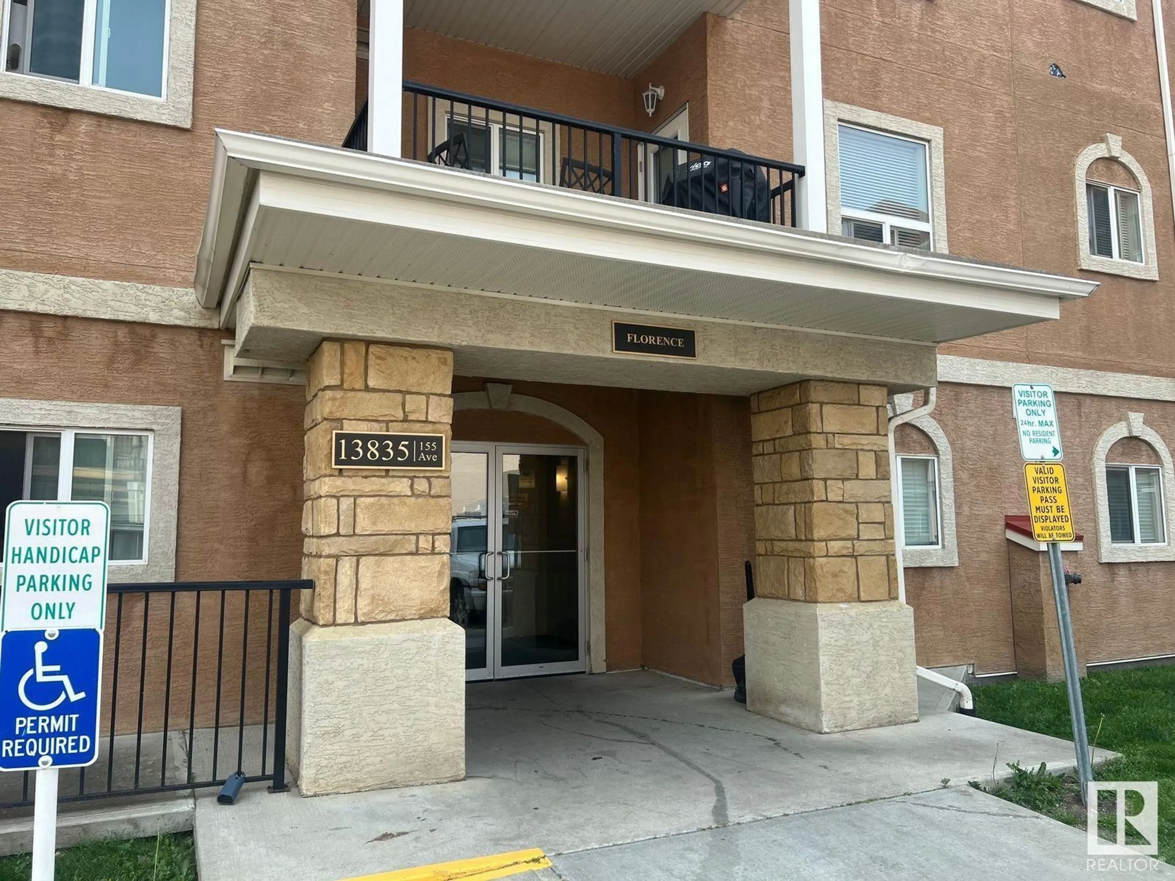 A pic from exterior of the house or condo for #204 13835 155 AV NW, Edmonton Alberta T5V0B7