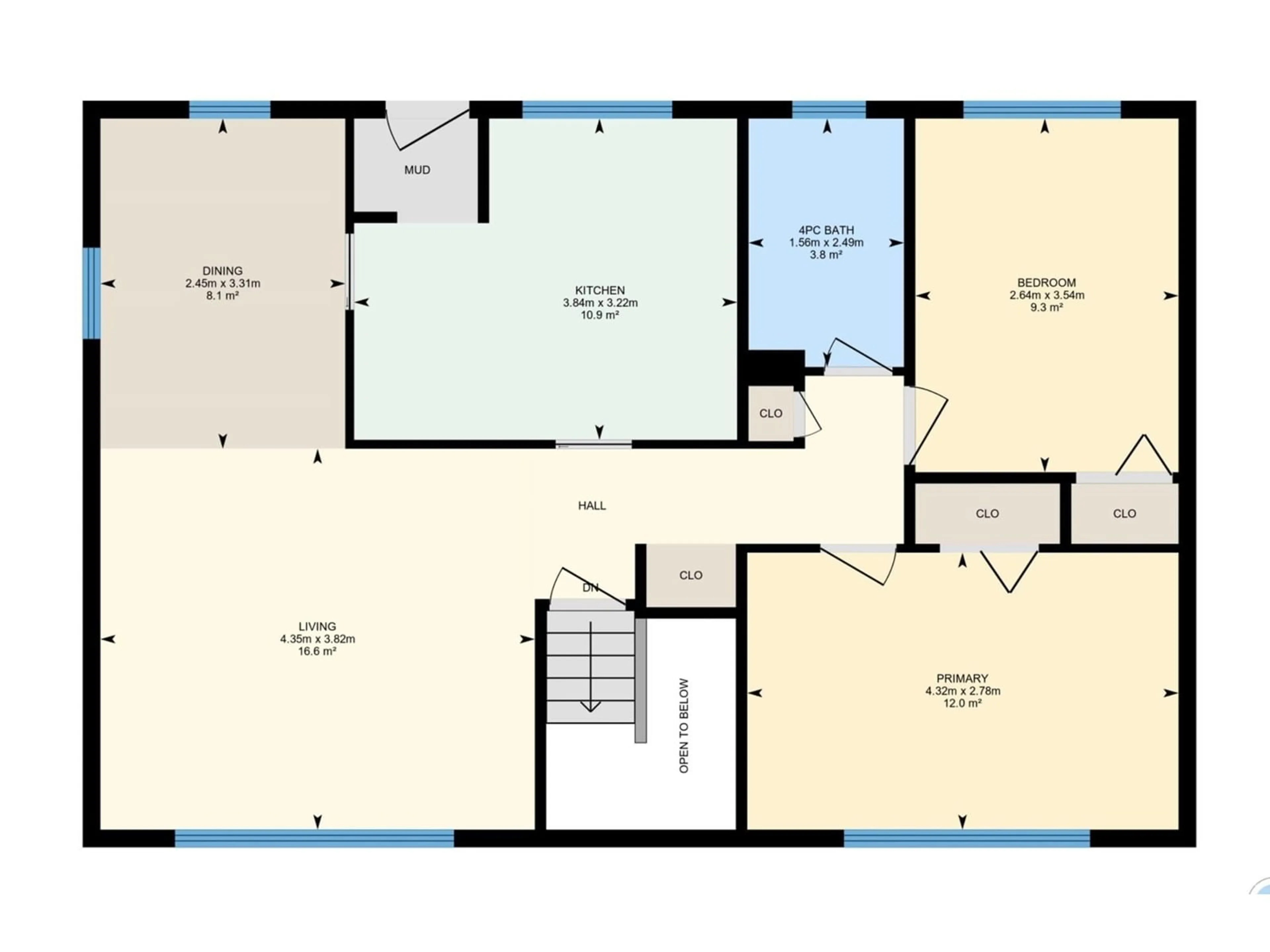 Floor plan for 15116 89 ST NW, Edmonton Alberta T5E5T9