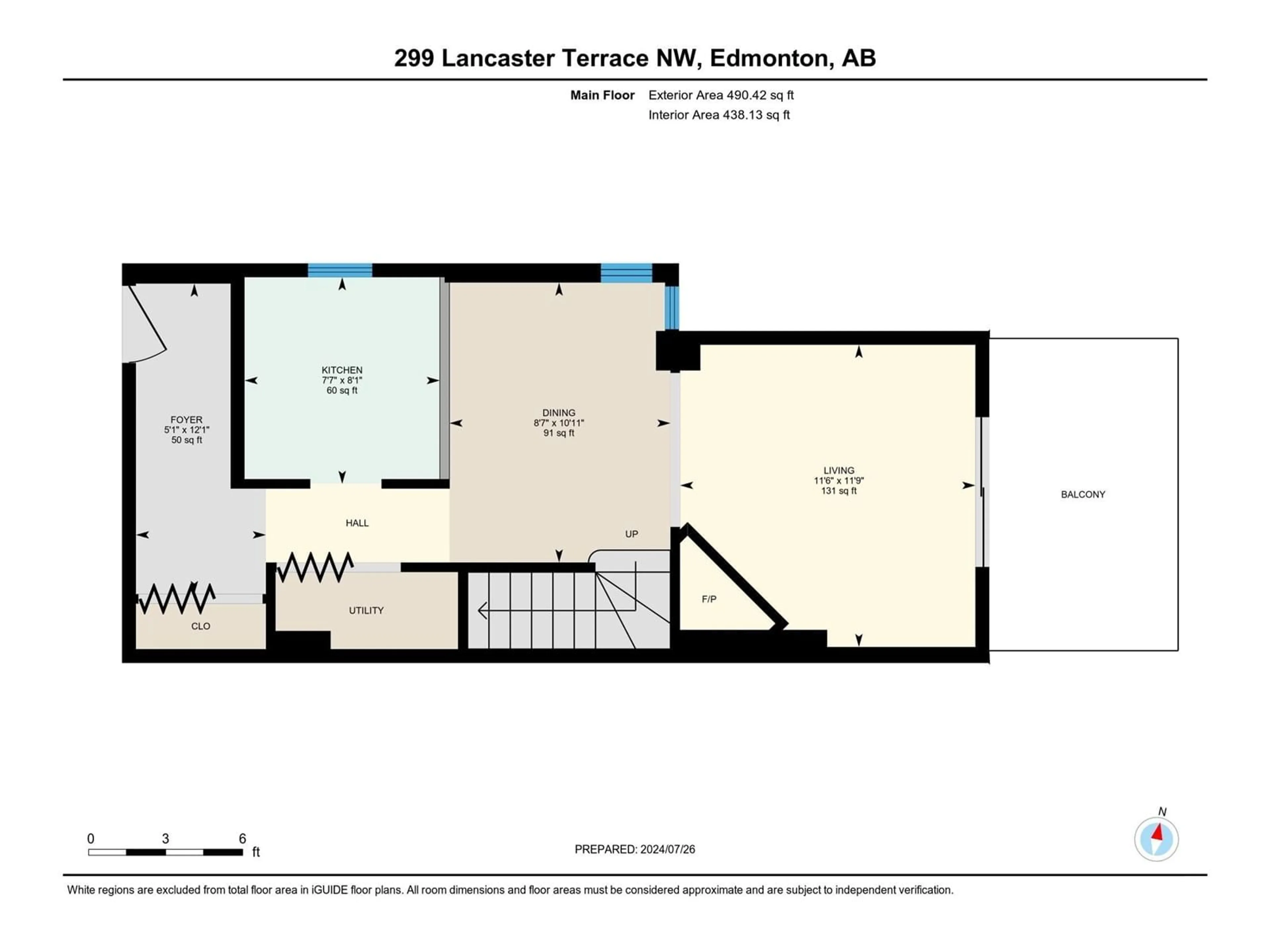 Floor plan for 299 LANCASTER TC NW, Edmonton Alberta T5X5T7