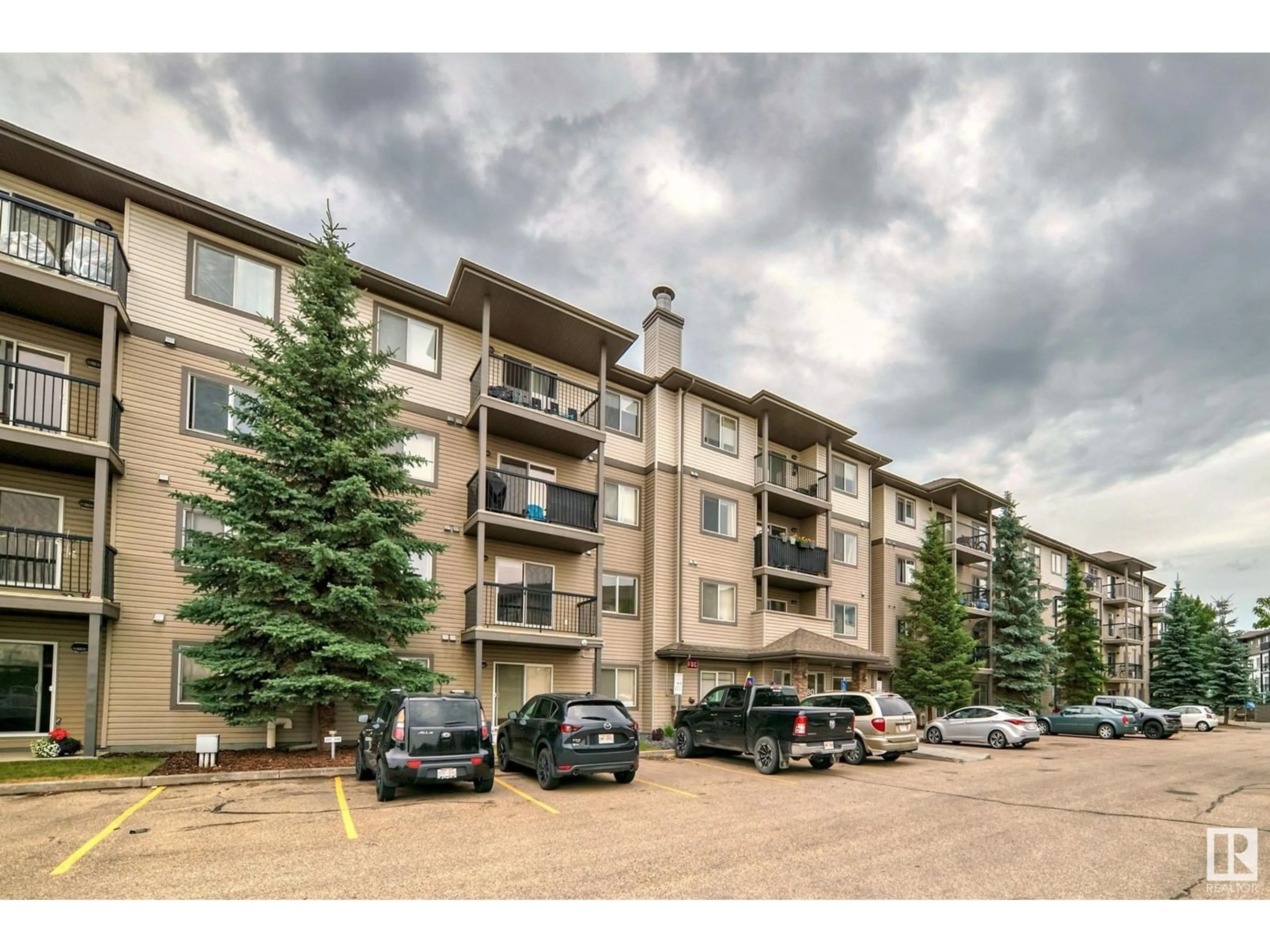 A pic from exterior of the house or condo for #336 1180 HYNDMAN RD NW, Edmonton Alberta T5A0P8