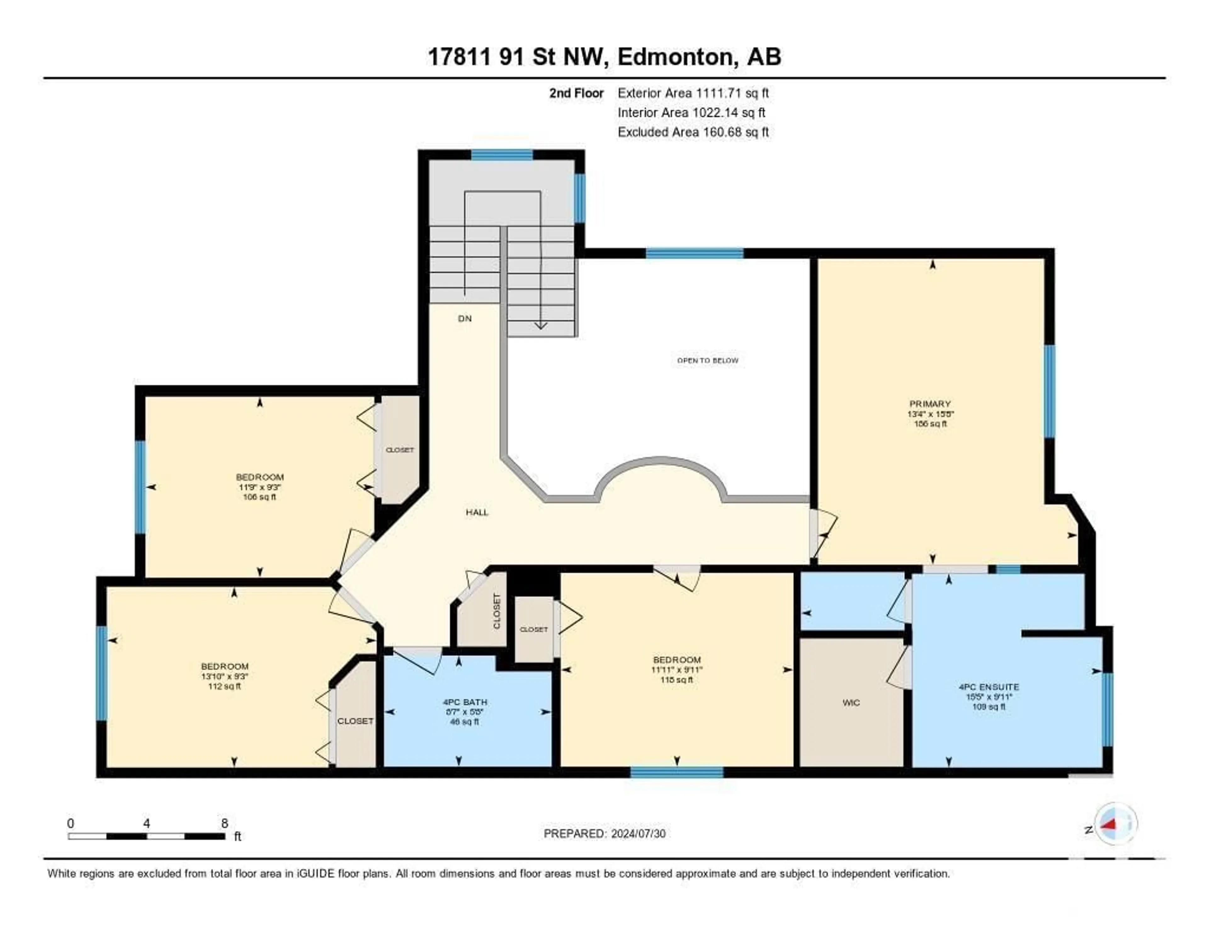 Floor plan for 17811 91 ST NW, Edmonton Alberta T5Z2L2