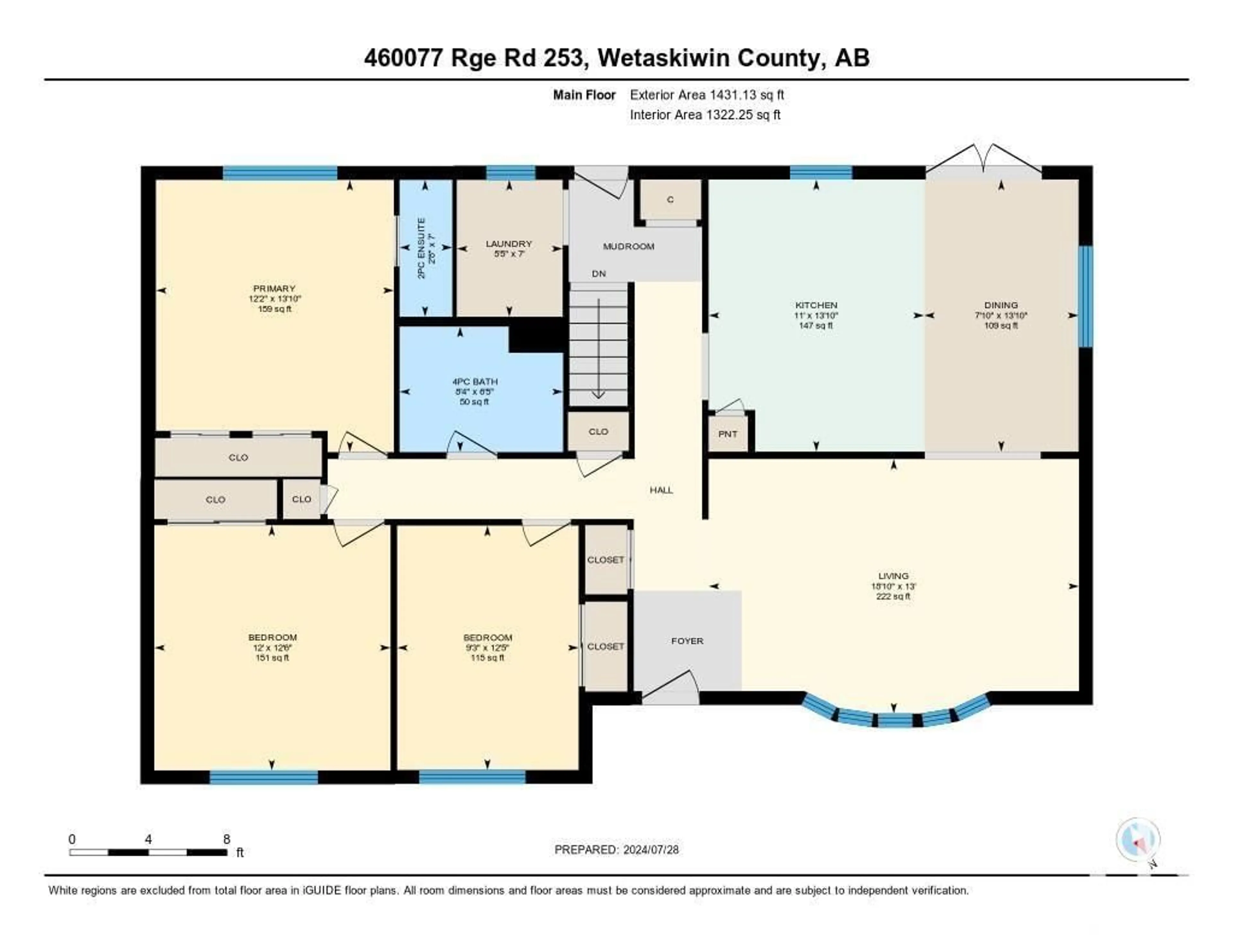 Floor plan for 460077 Rge Rd 253, Rural Wetaskiwin County Alberta T9A1X2