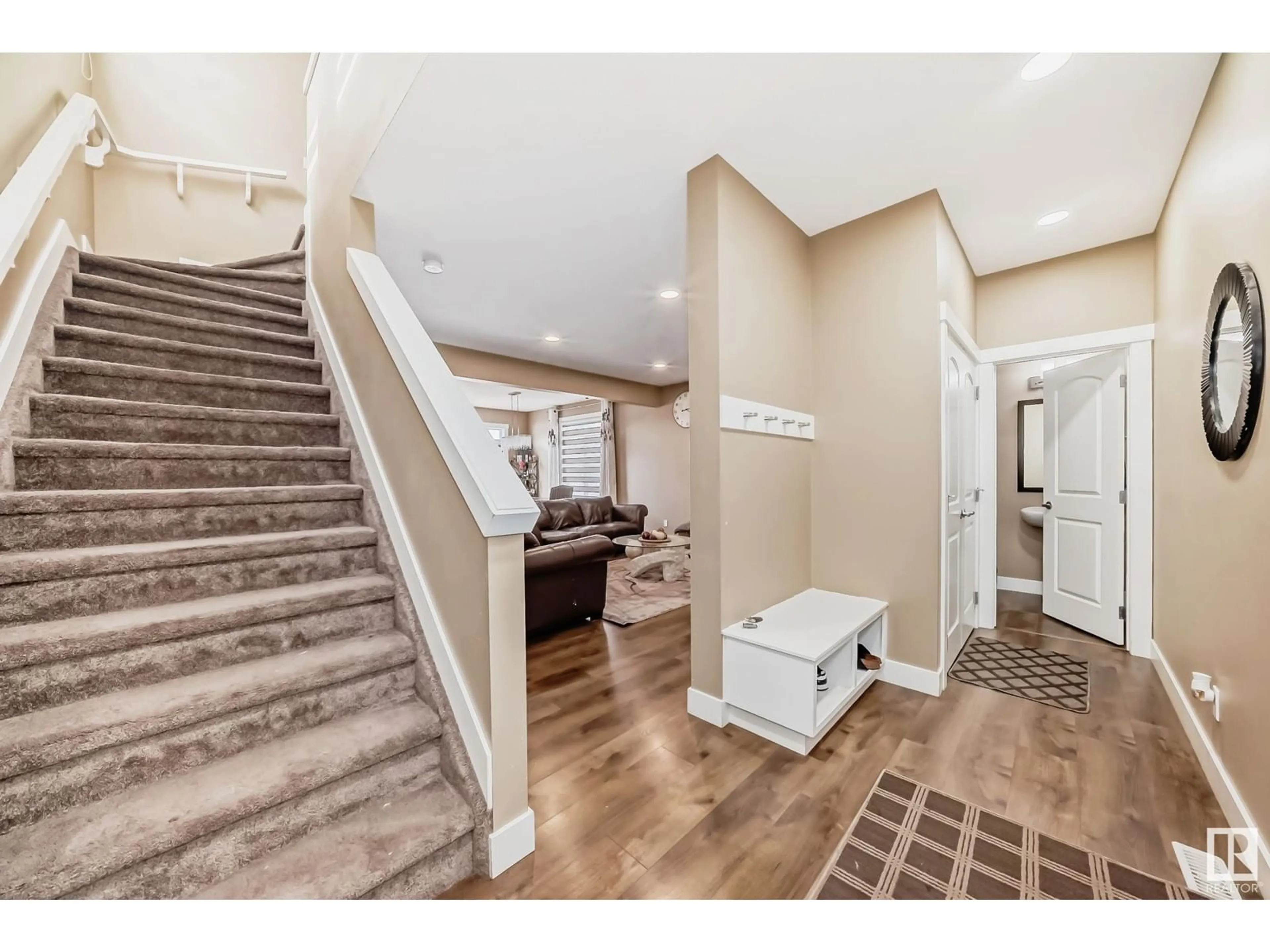 Indoor entryway, wood floors for 8549 CUSHING PLACE PL SW SW, Edmonton Alberta T6W3L2