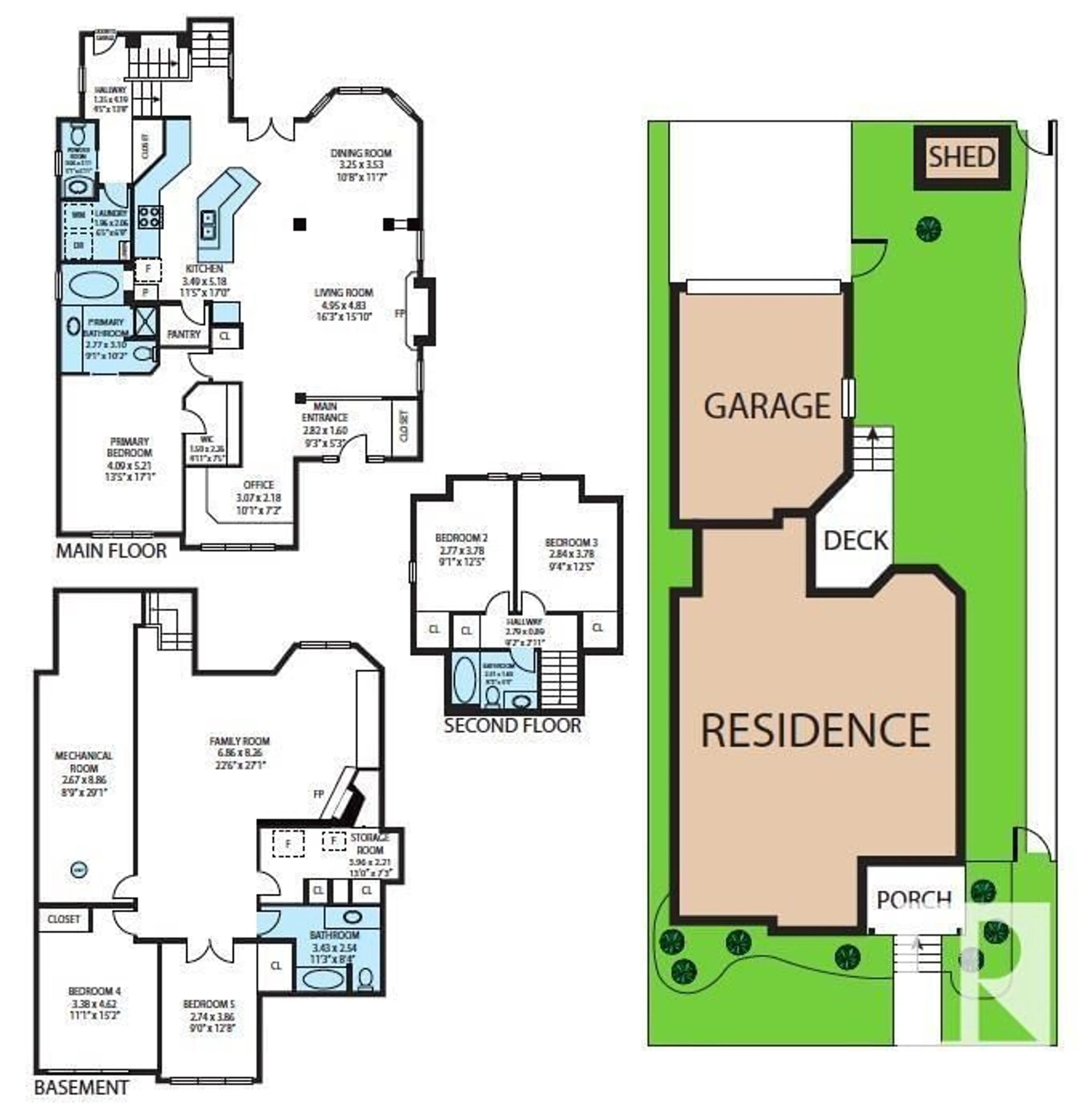 Floor plan for 1324 KAPYONG AV NW, Edmonton Alberta T5E0C3