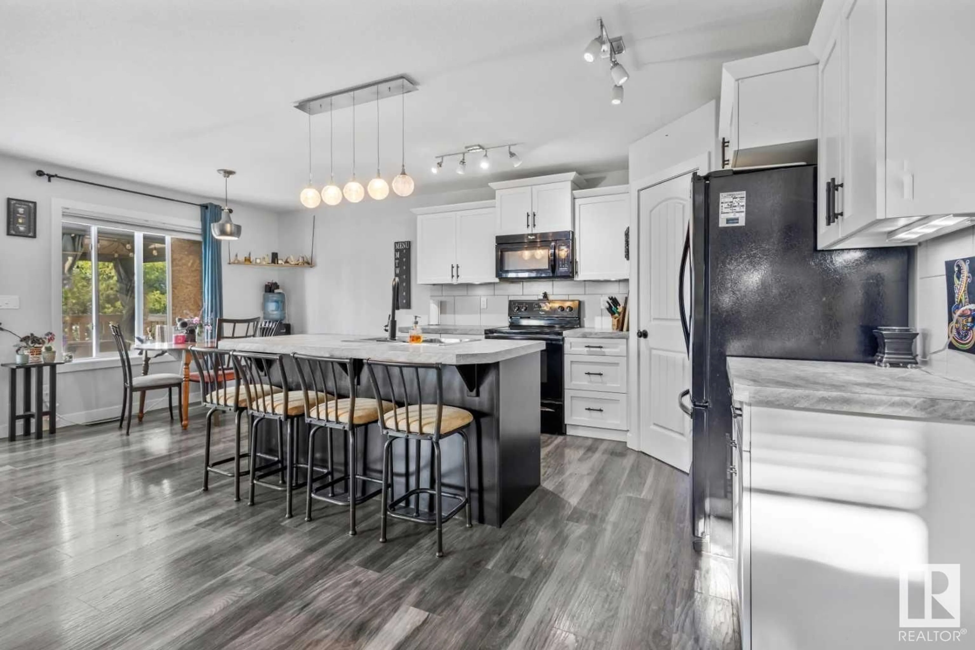 Open concept kitchen for 157 Bowman CI, Sylvan Lake Alberta T4S0H8