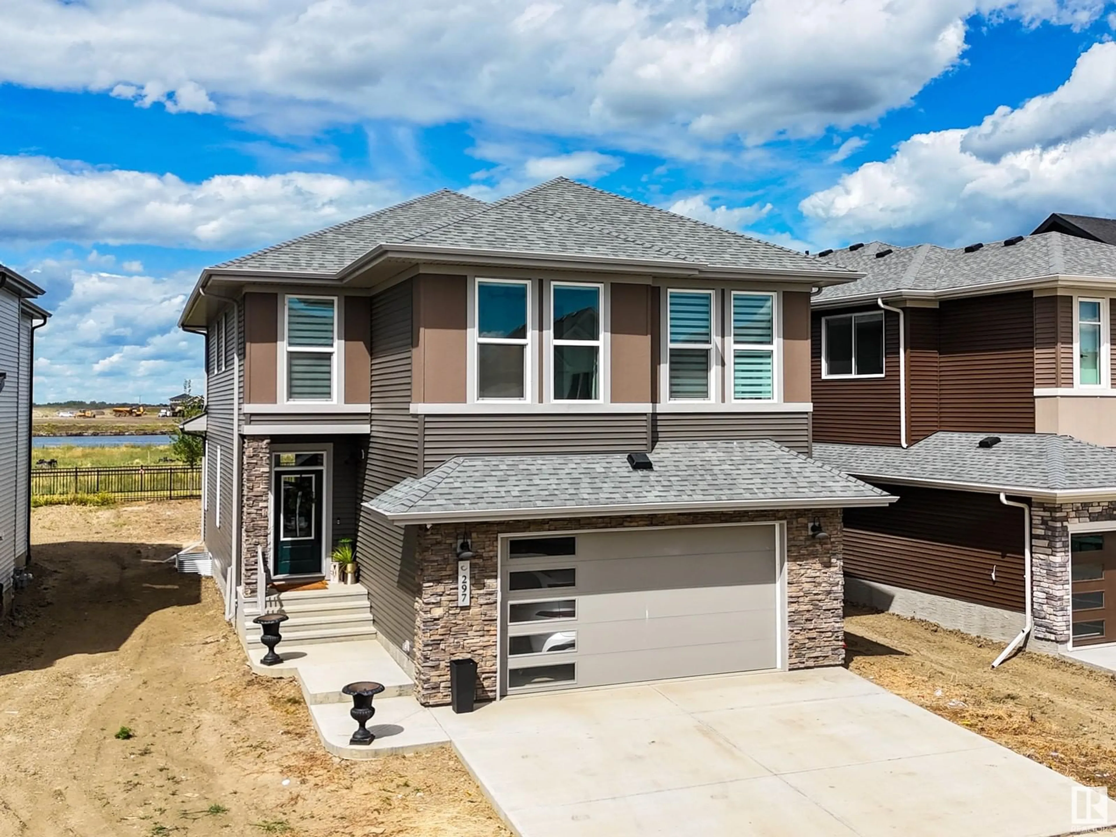 Home with brick exterior material for 297 JENSEN LAKES BV, St. Albert Alberta T8N7Z5