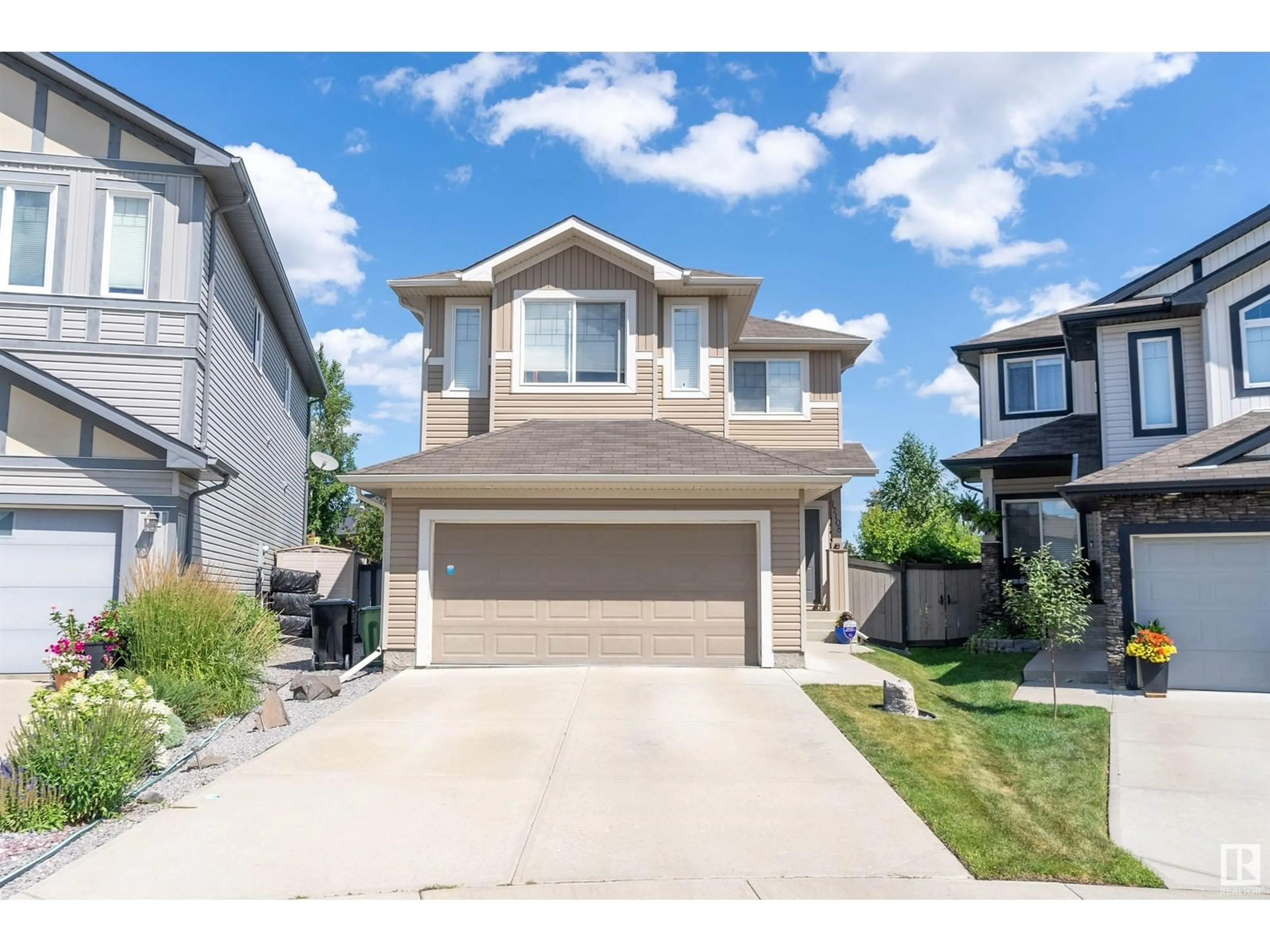 Frontside or backside of a home, the street view for 17108 5 AV SW, Edmonton Alberta T6W2A4