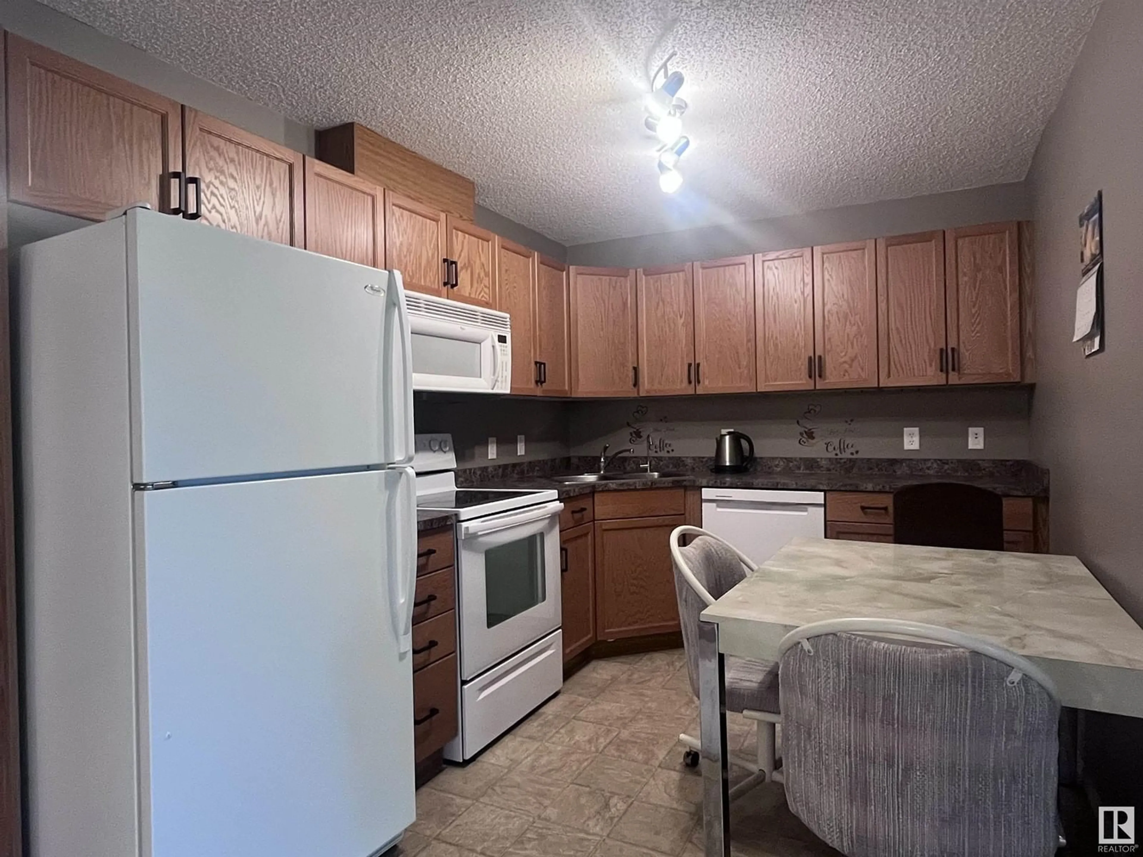 Standard kitchen for #335 2436 GUARDIAN RD NW, Edmonton Alberta T5T2P5