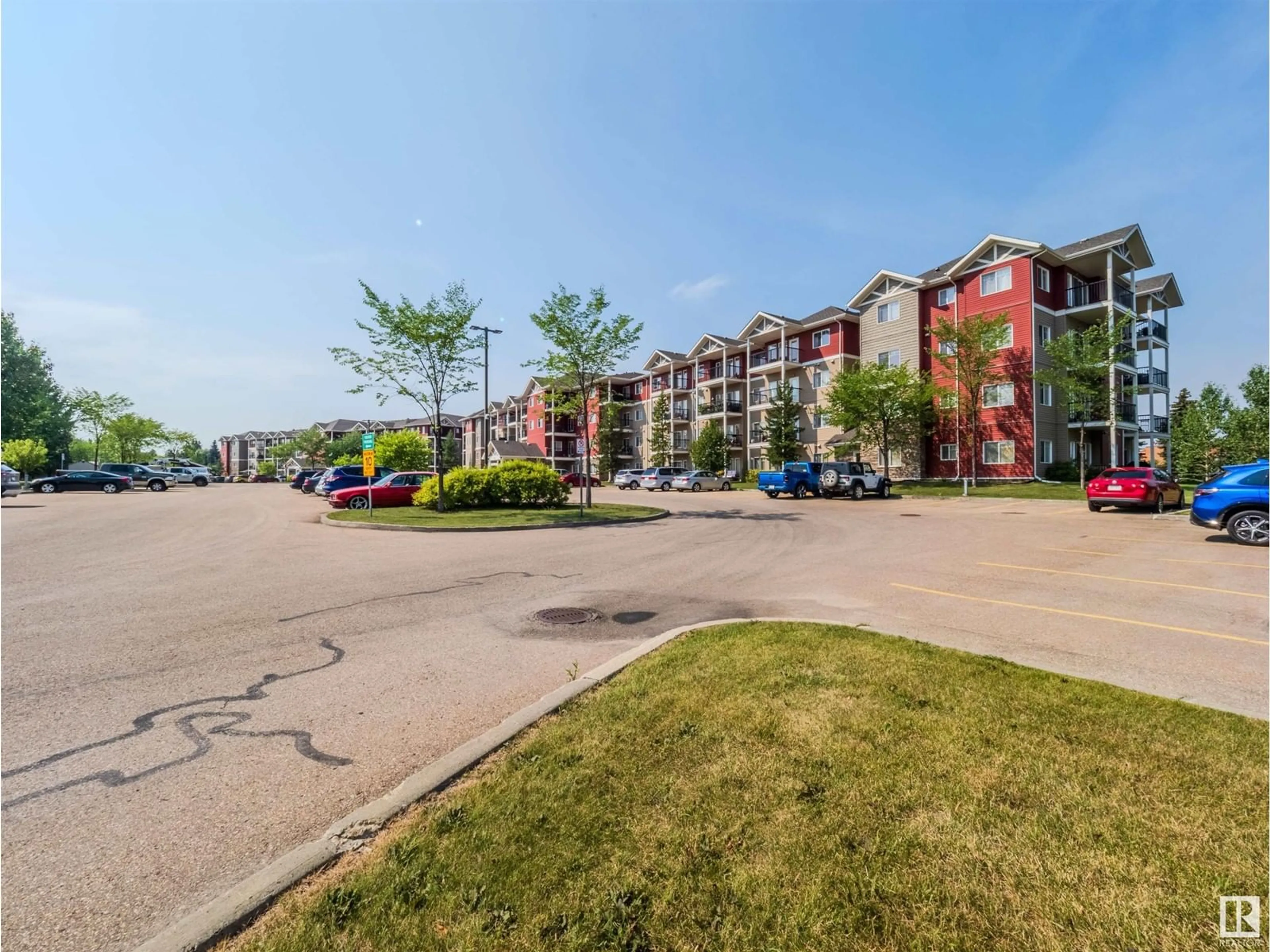 A pic from exterior of the house or condo, the street view for #404 273 CHARLOTTE WY, Sherwood Park Alberta T8H0N9