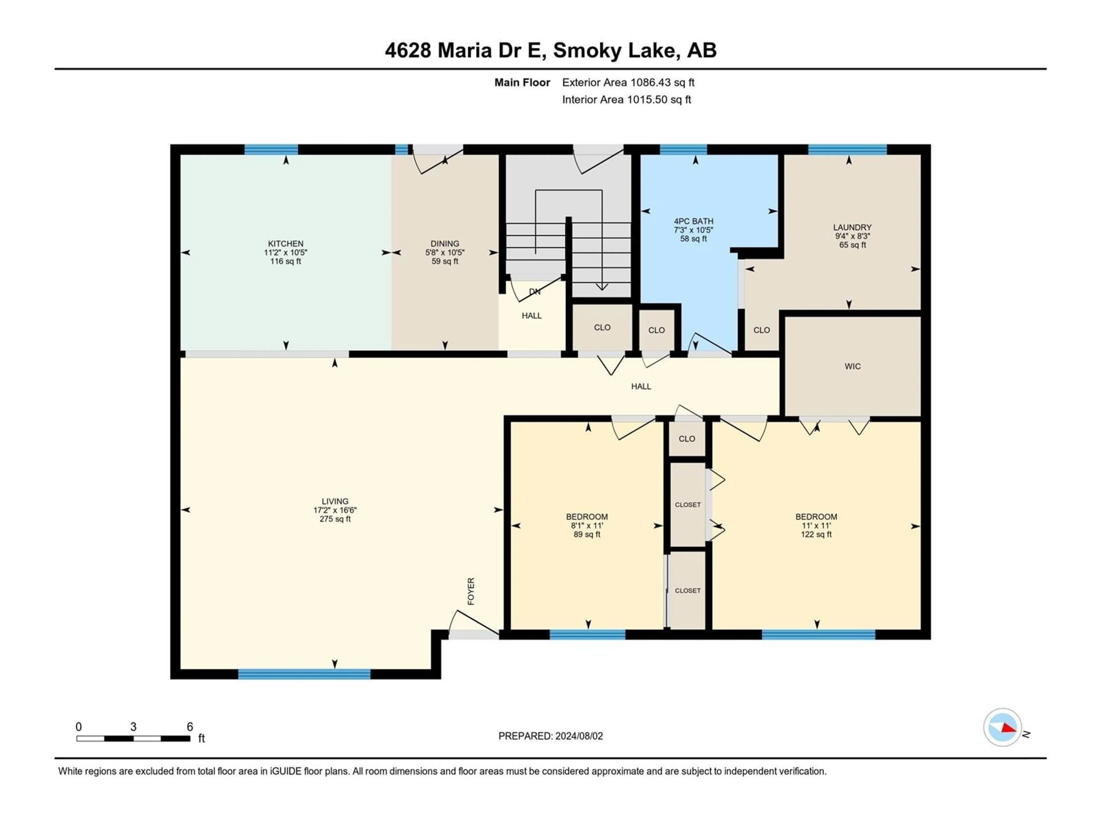 Floor plan for 4628 MARIA DR, Smoky Lake Town Alberta T0A3C0