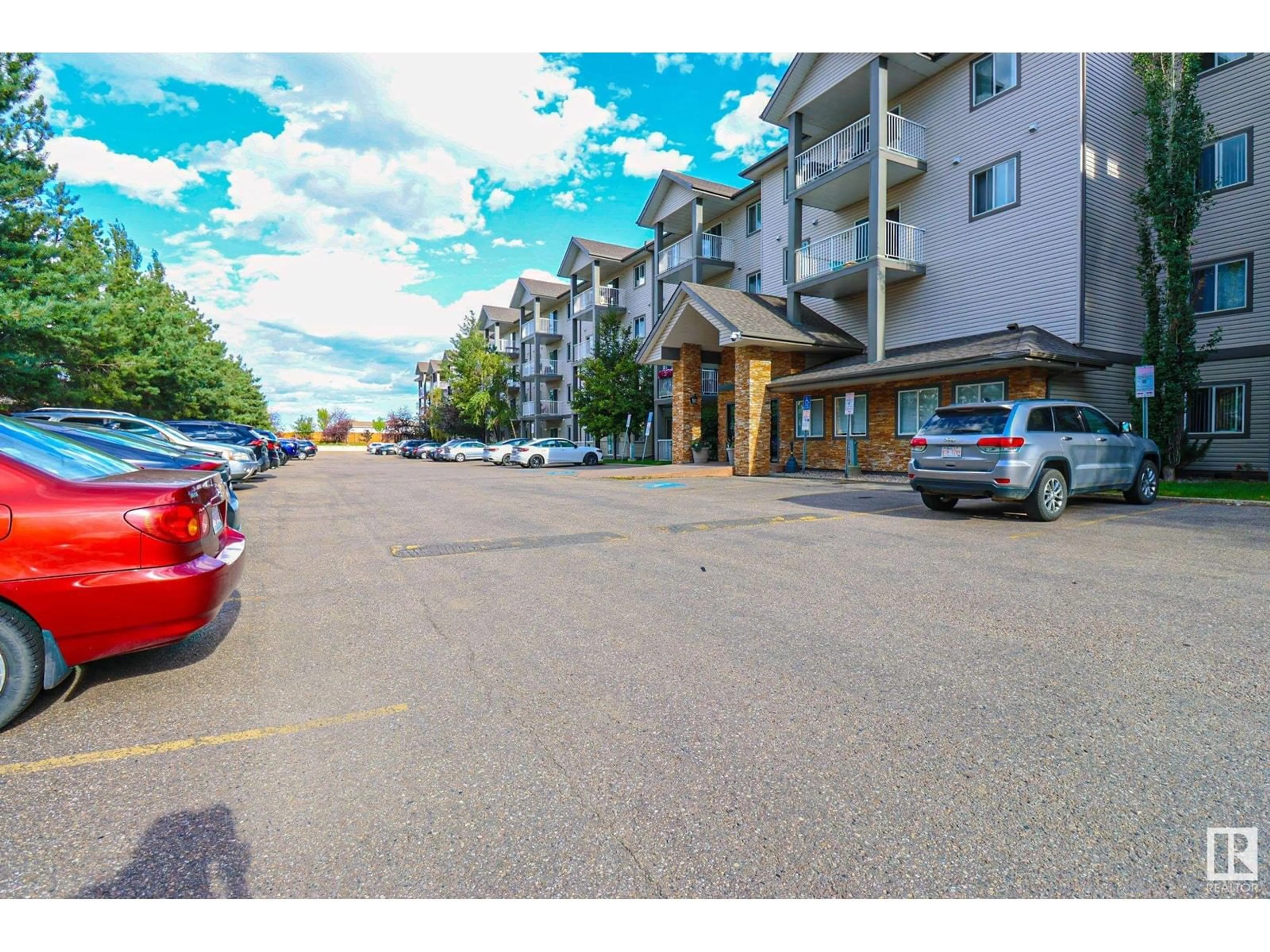 A pic from exterior of the house or condo for #427 3425 19 ST NW, Edmonton Alberta T6T2B5