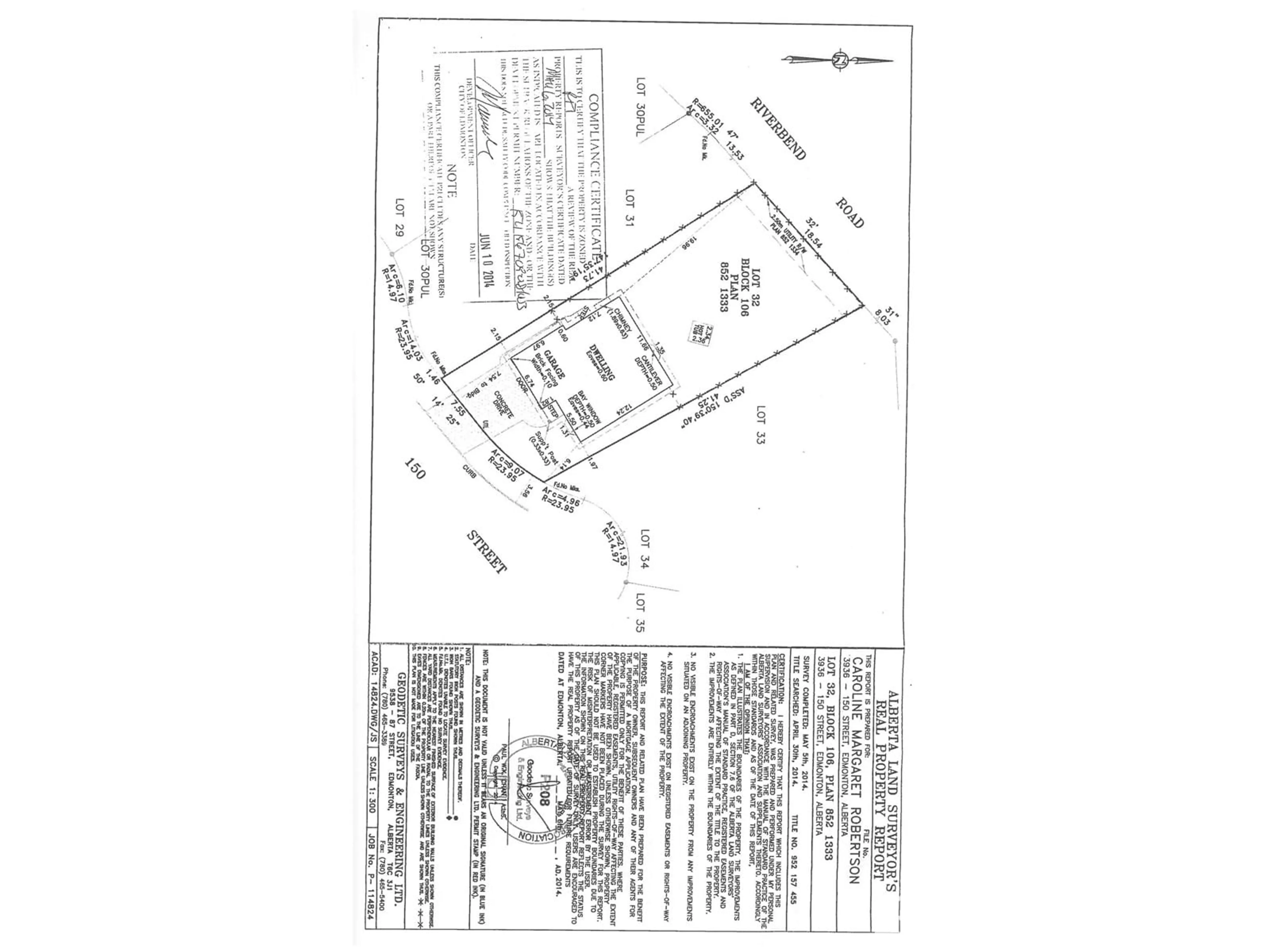 Floor plan for 3936 150 ST NW, Edmonton Alberta T6R1J4