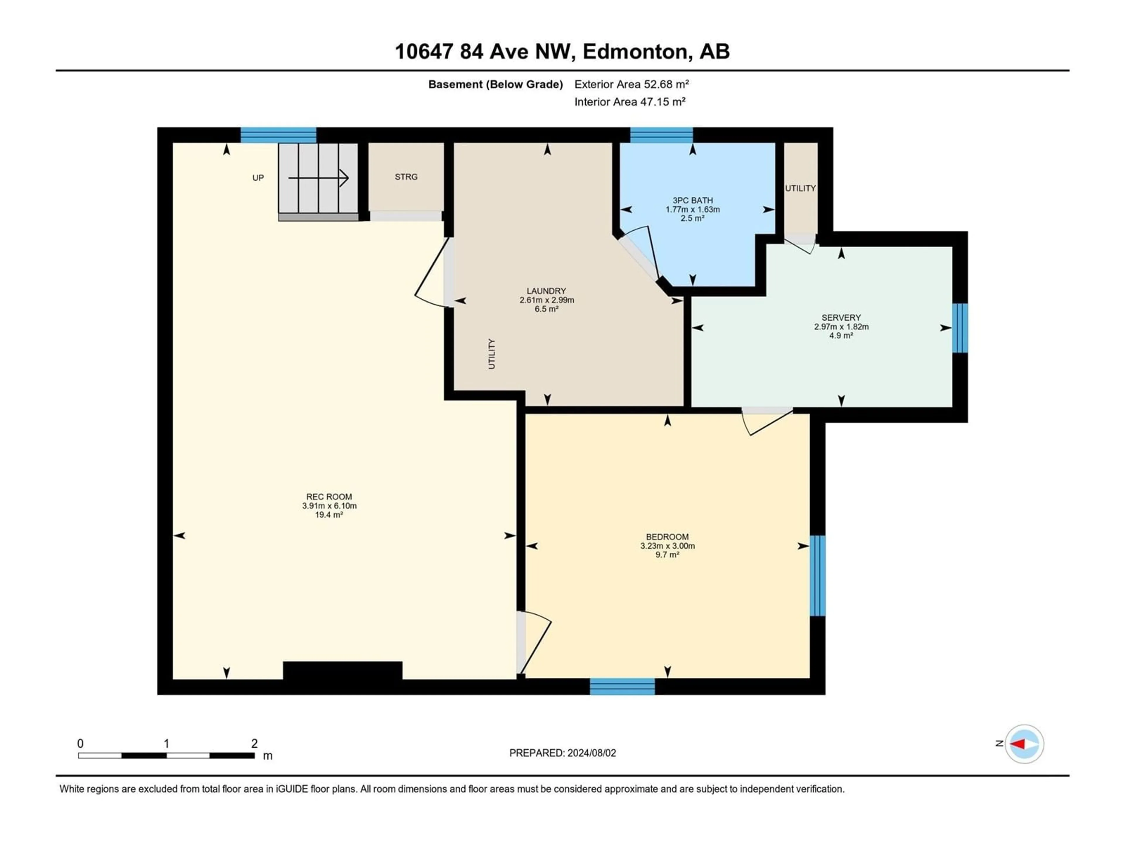 Floor plan for 10647 84 AV NW NW, Edmonton Alberta T6E2H7