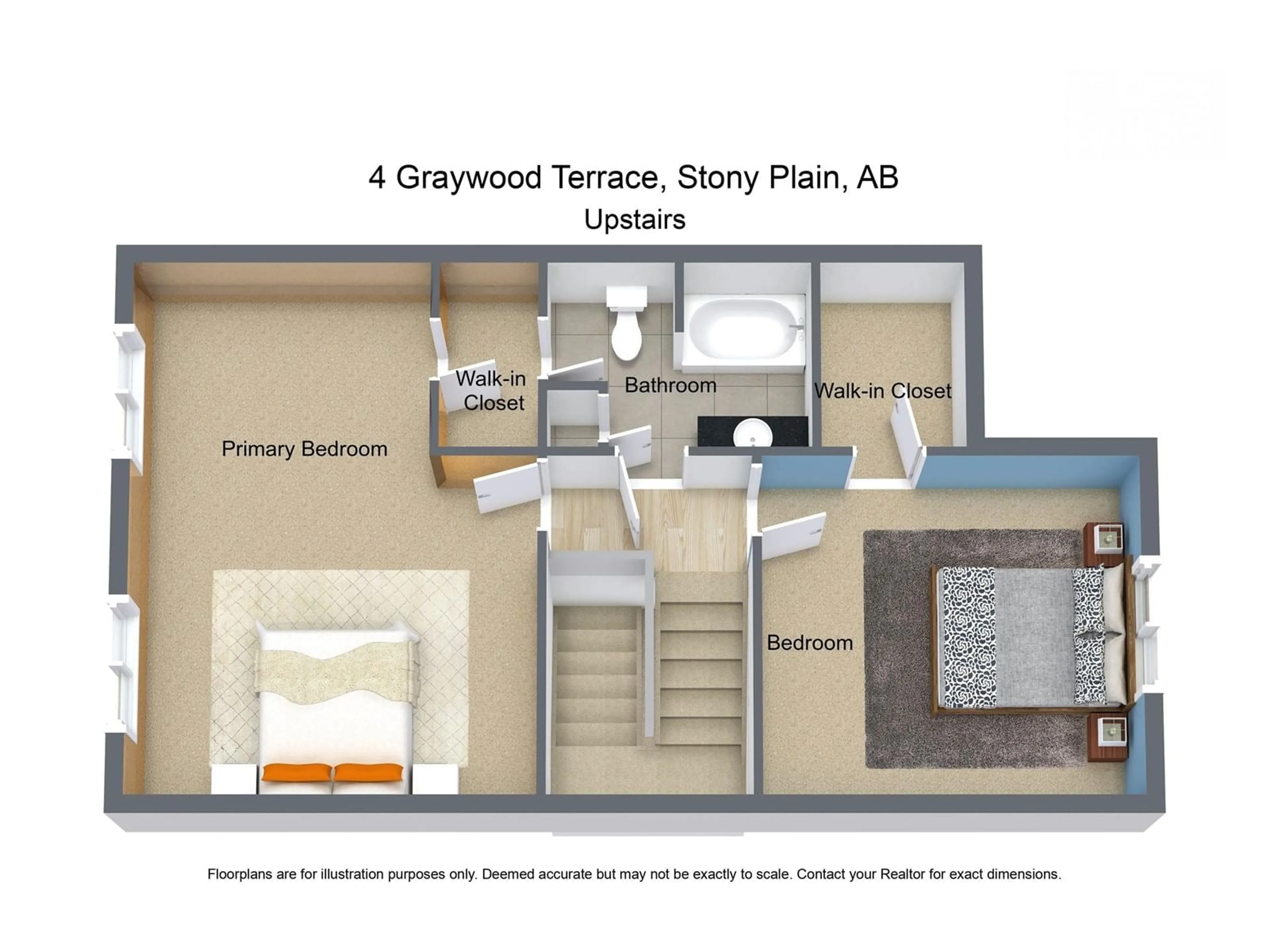 Floor plan for 4 GRAYWOOD TC, Stony Plain Alberta T7Z0A6