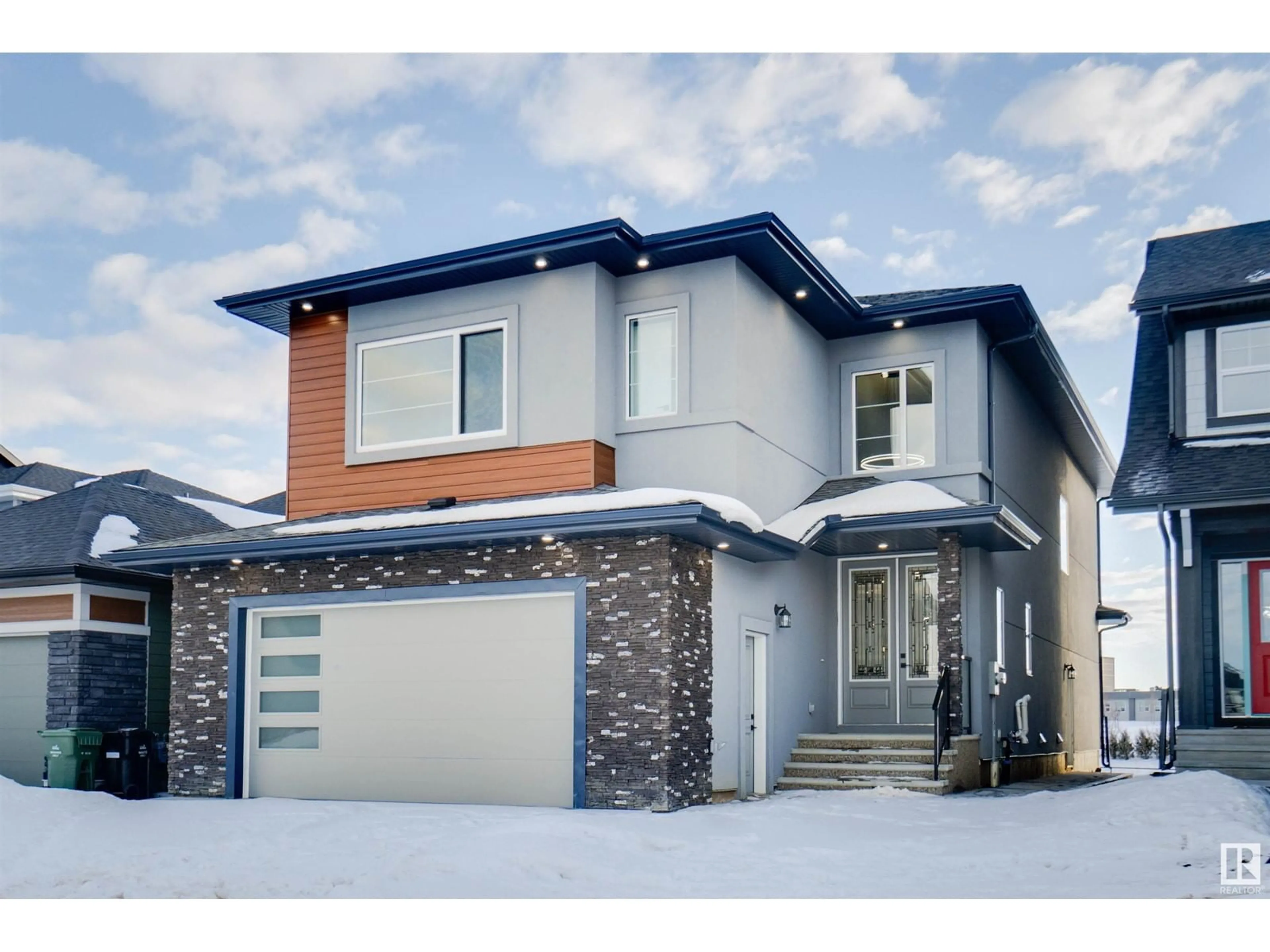 Frontside or backside of a home, the street view for 110 EDGEWATER CI, Leduc Alberta T9E1K5