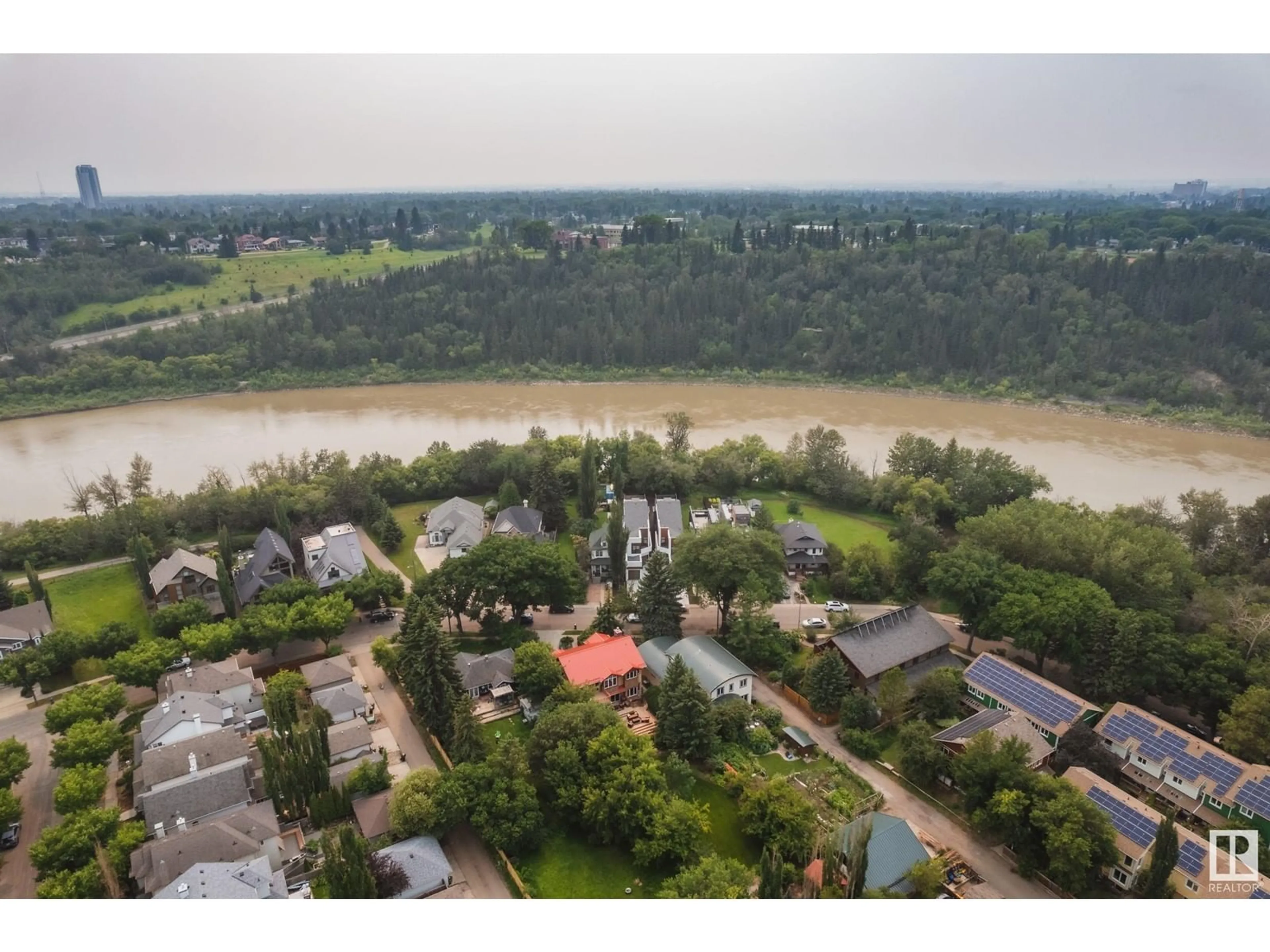 A pic from exterior of the house or condo, the view of lake or river for 9921 87 ST NW, Edmonton Alberta T5H1N2