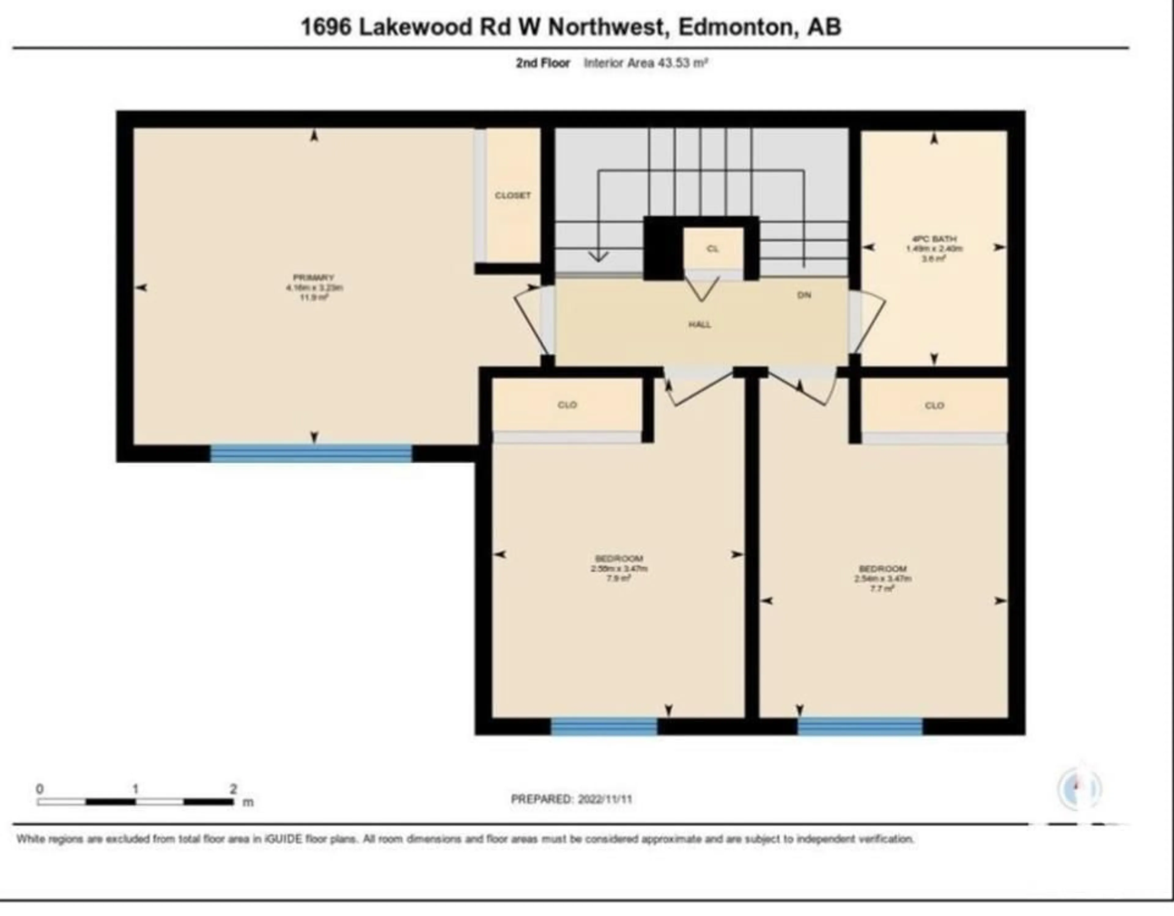 Floor plan for 1696 LAKEWOOD RD S NW, Edmonton Alberta T6K3H5