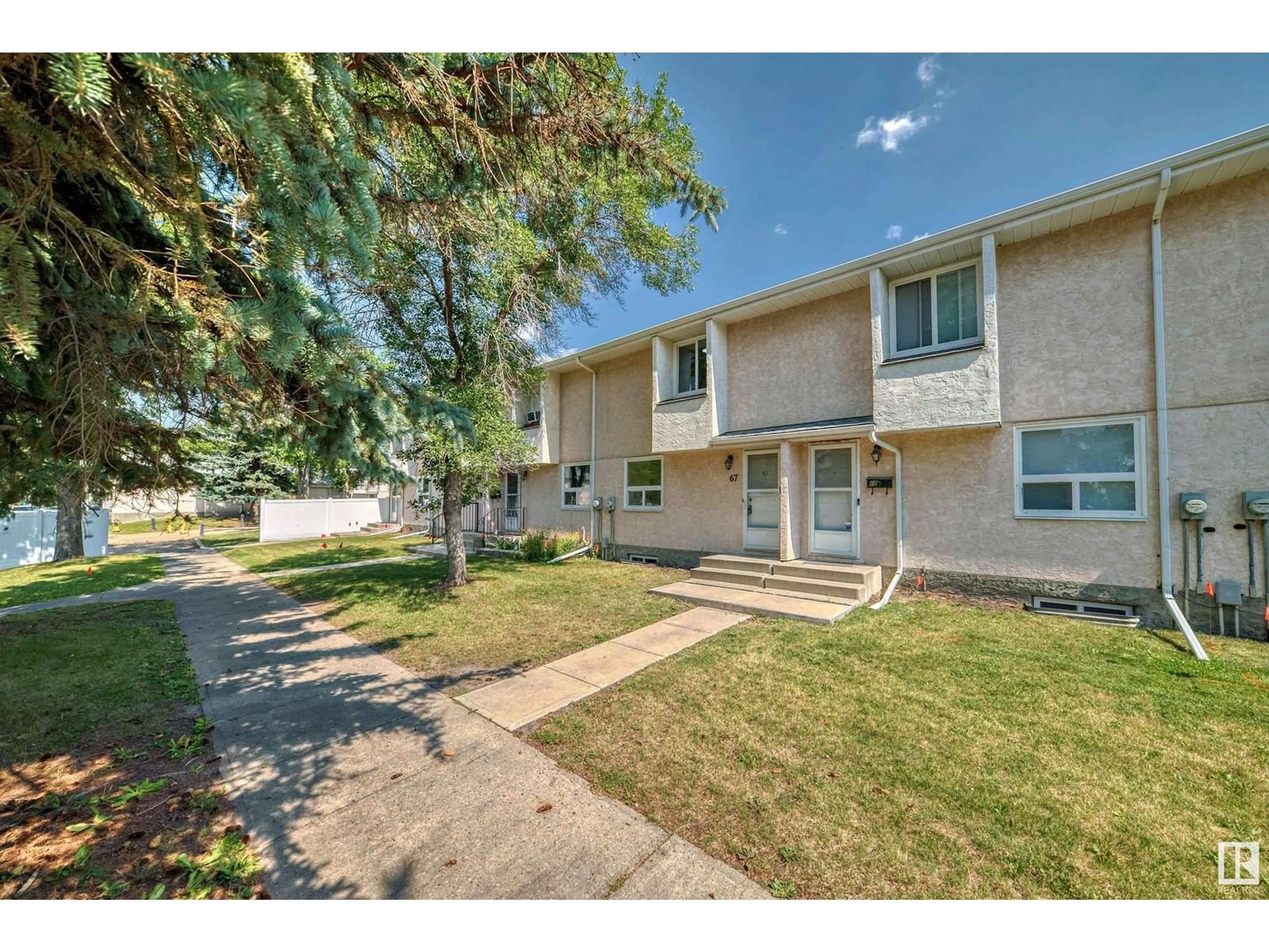 A pic from exterior of the house or condo for 67 lakewood village NW NW, Edmonton Alberta T6K2B3