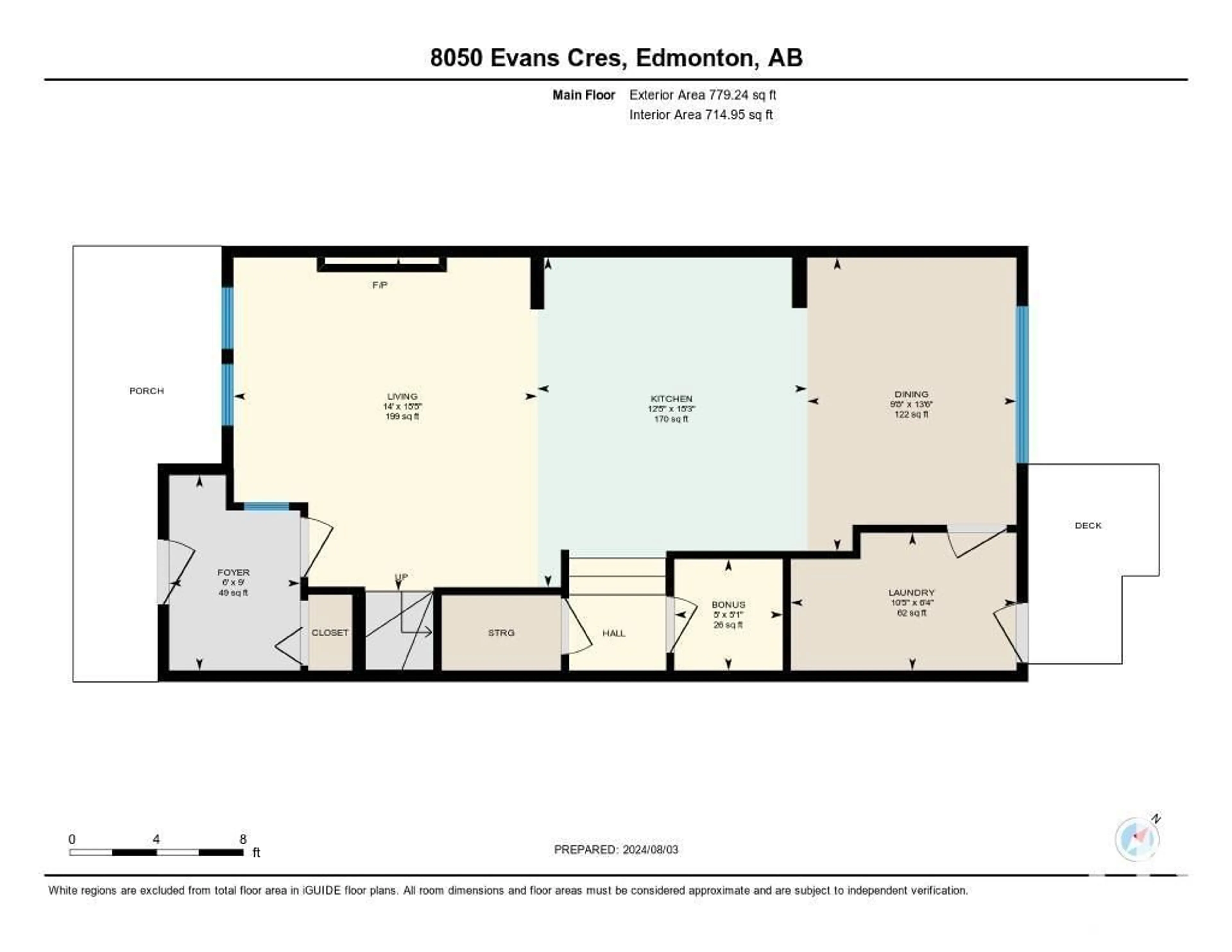 Floor plan for 8050 EVANS CR NW, Edmonton Alberta T6M0T8