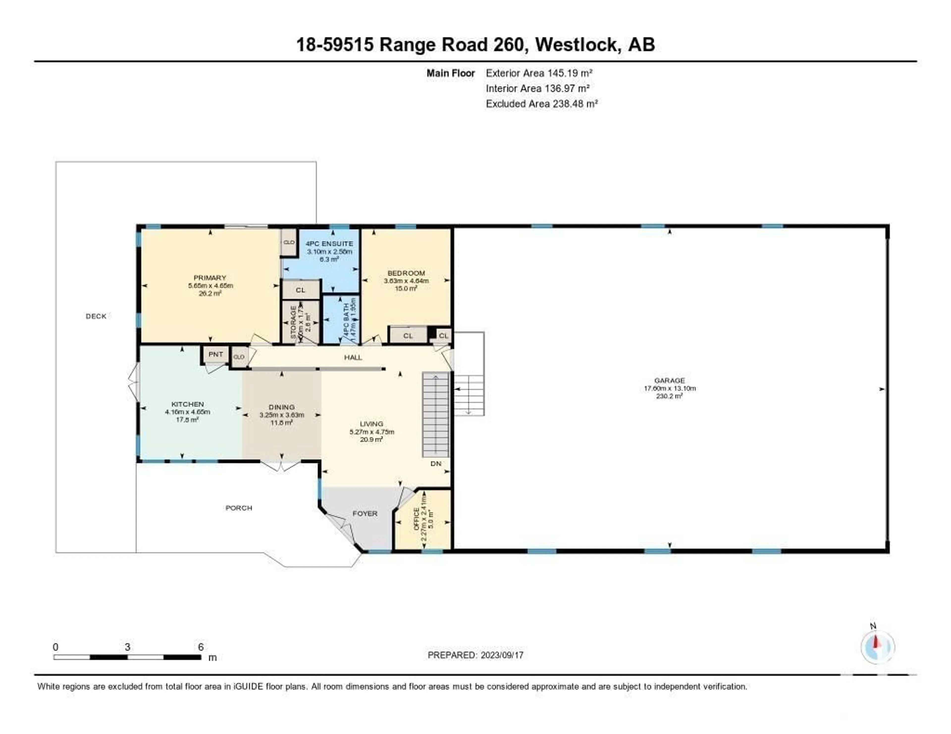 Floor plan for 18 59515 RGE RD 260 NW, Rural Westlock County Alberta T7P2P5