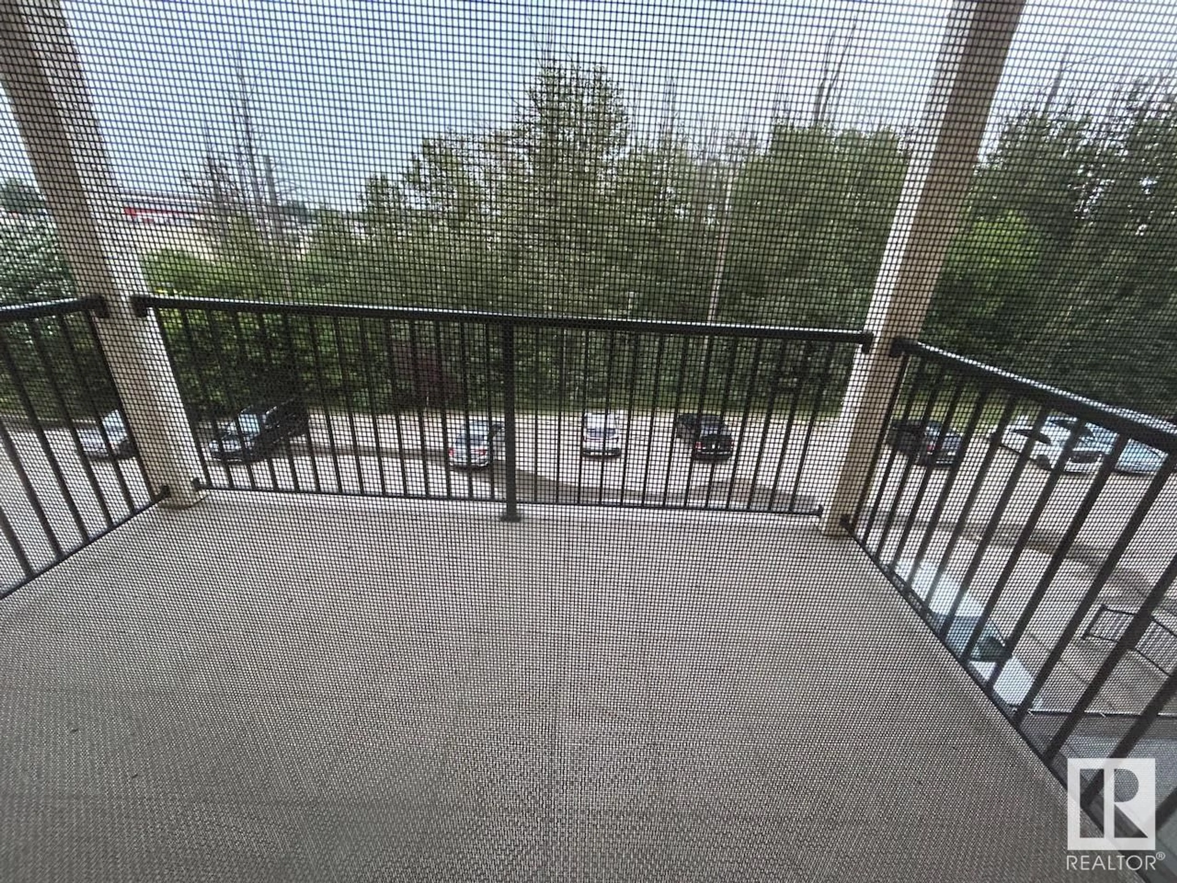 Balcony in the apartment, the fenced backyard for #311 4903 47 AV, Stony Plain Alberta T7Z0C6