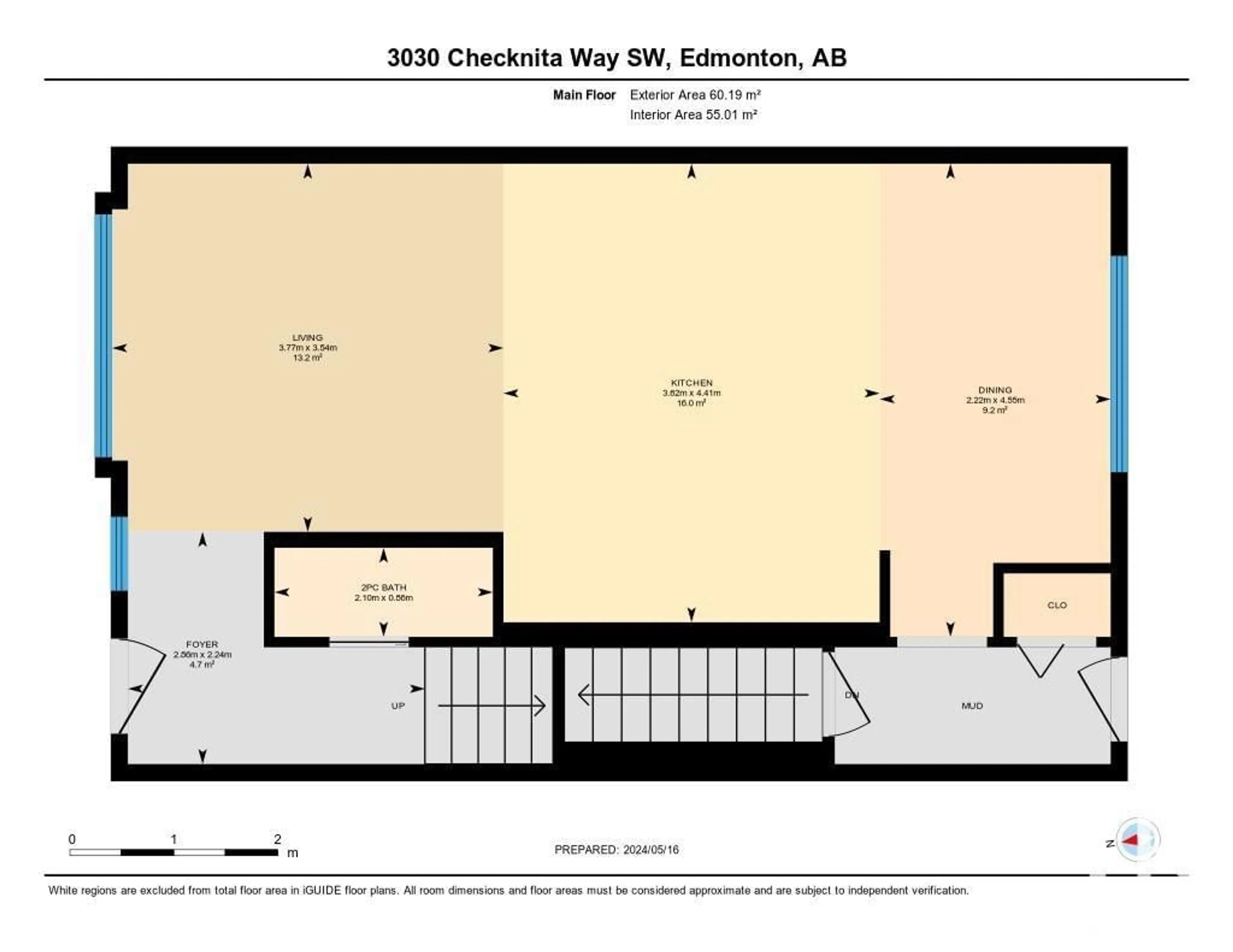 Floor plan for 3030 CHECKNITA WY SW, Edmonton Alberta T6W3X7