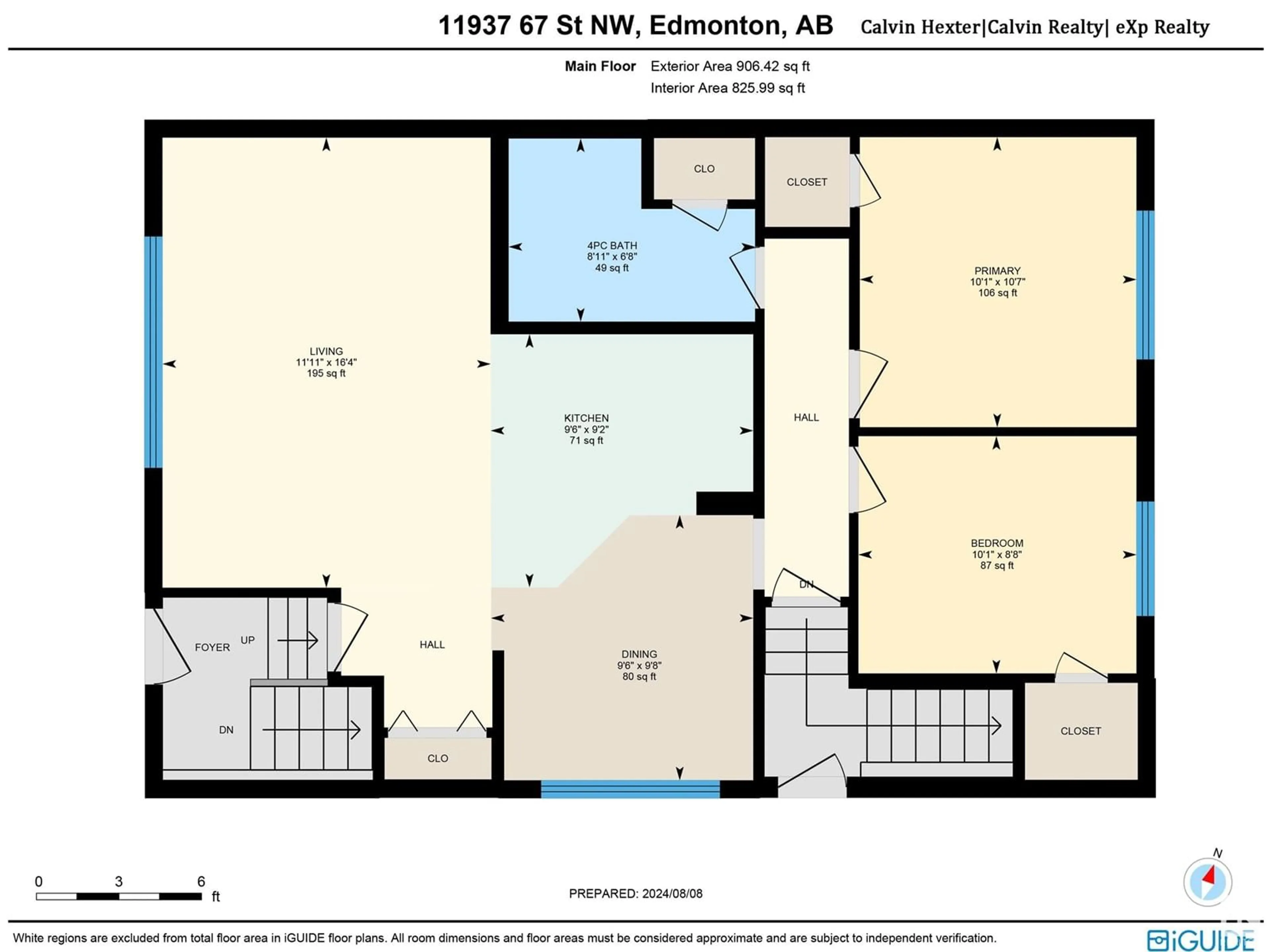 Floor plan for 11937 67 ST NW, Edmonton Alberta T5B1M2