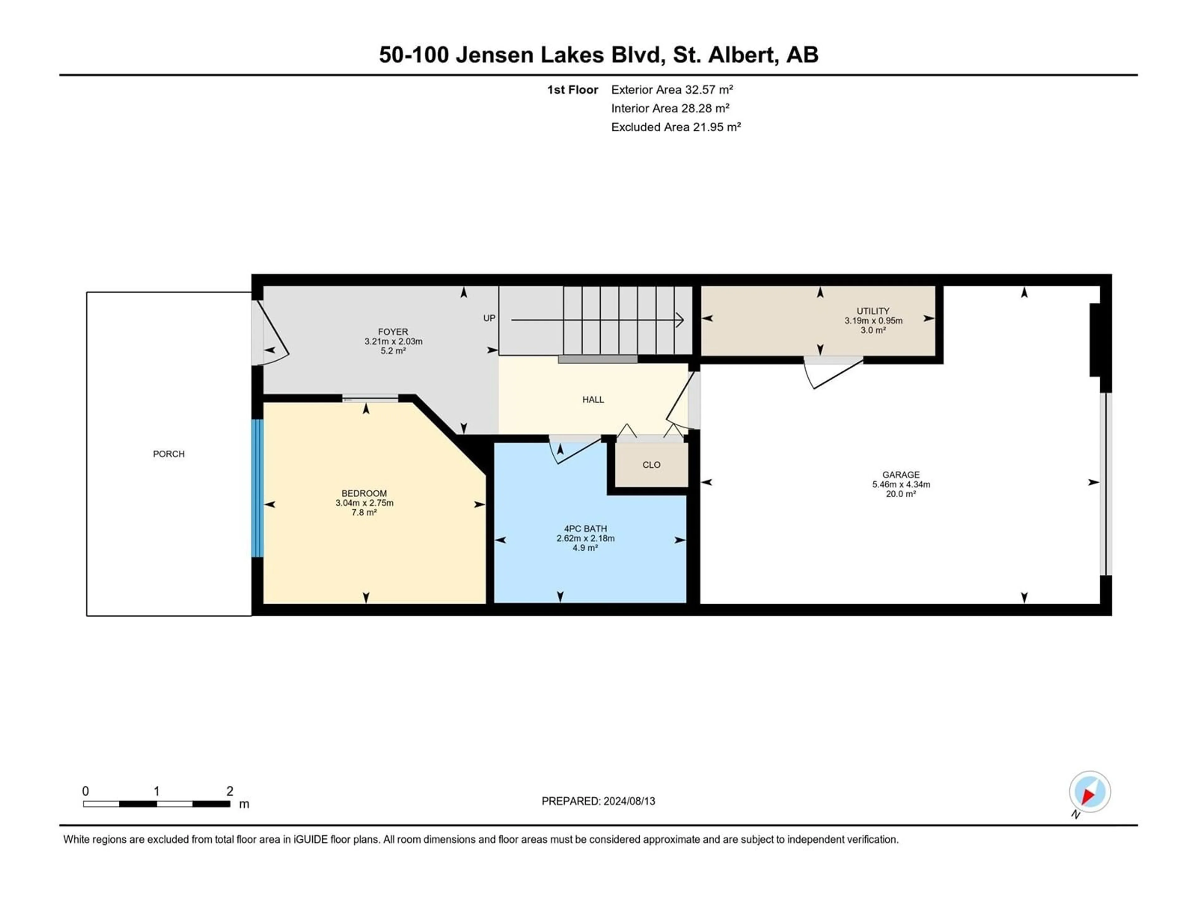 Floor plan for #50 100 JENSEN LAKES BV, St. Albert Alberta T8N7T9