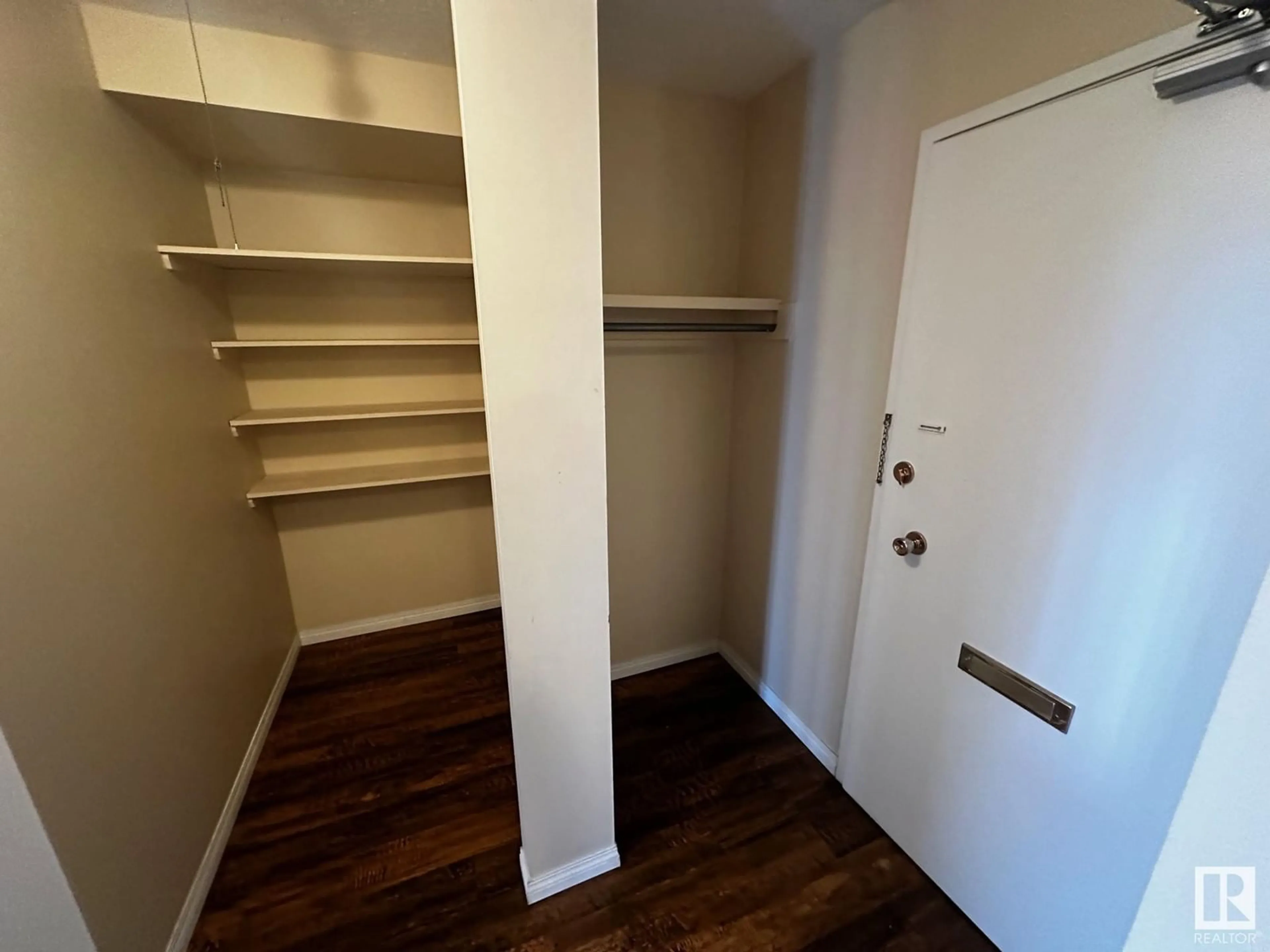 Storage room or clothes room or walk-in closet for #702 11007 83 AV NW, Edmonton Alberta T6G0T9