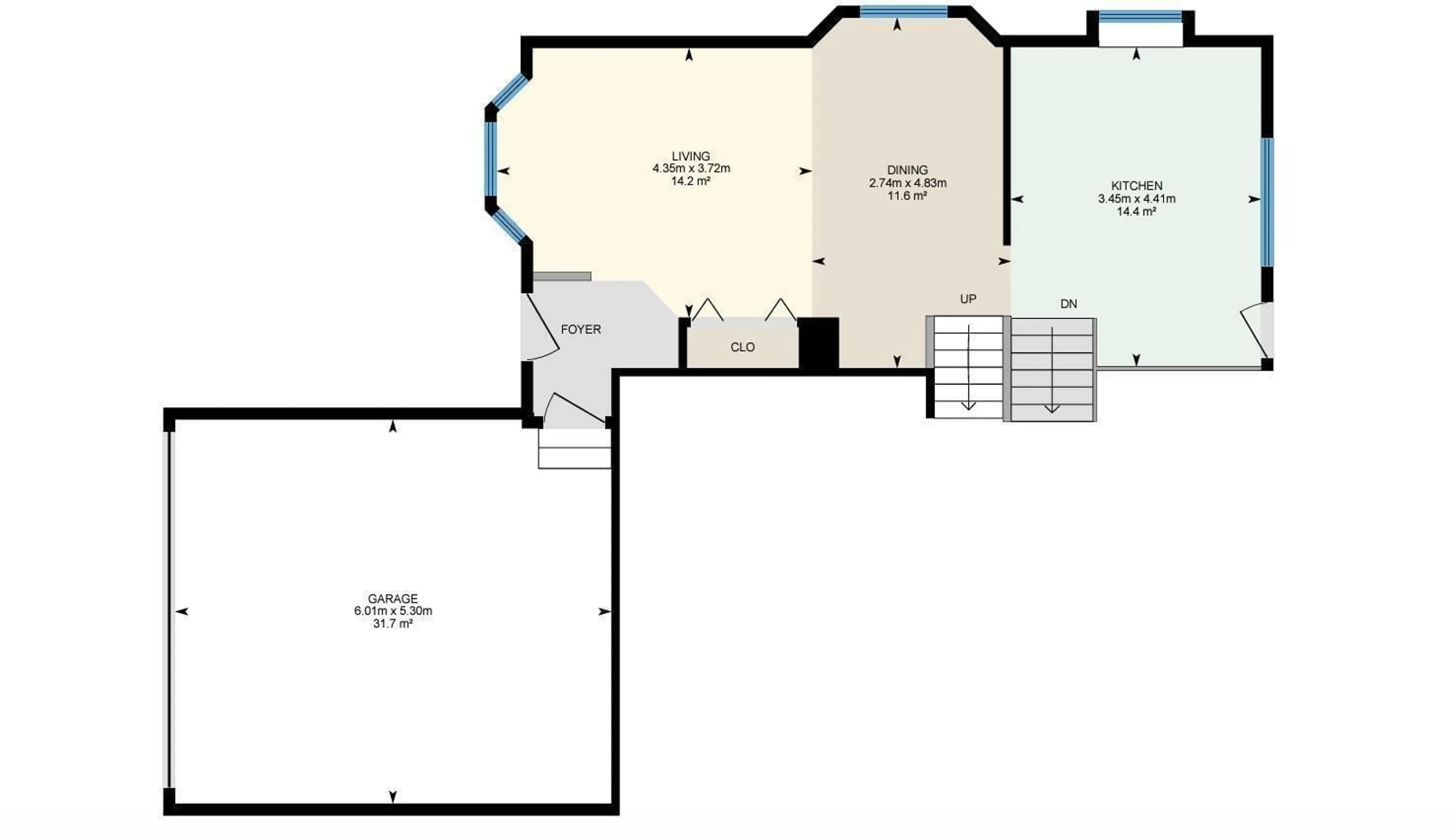 Floor plan for 4908 13 AV NW, Edmonton Alberta T6L6J9