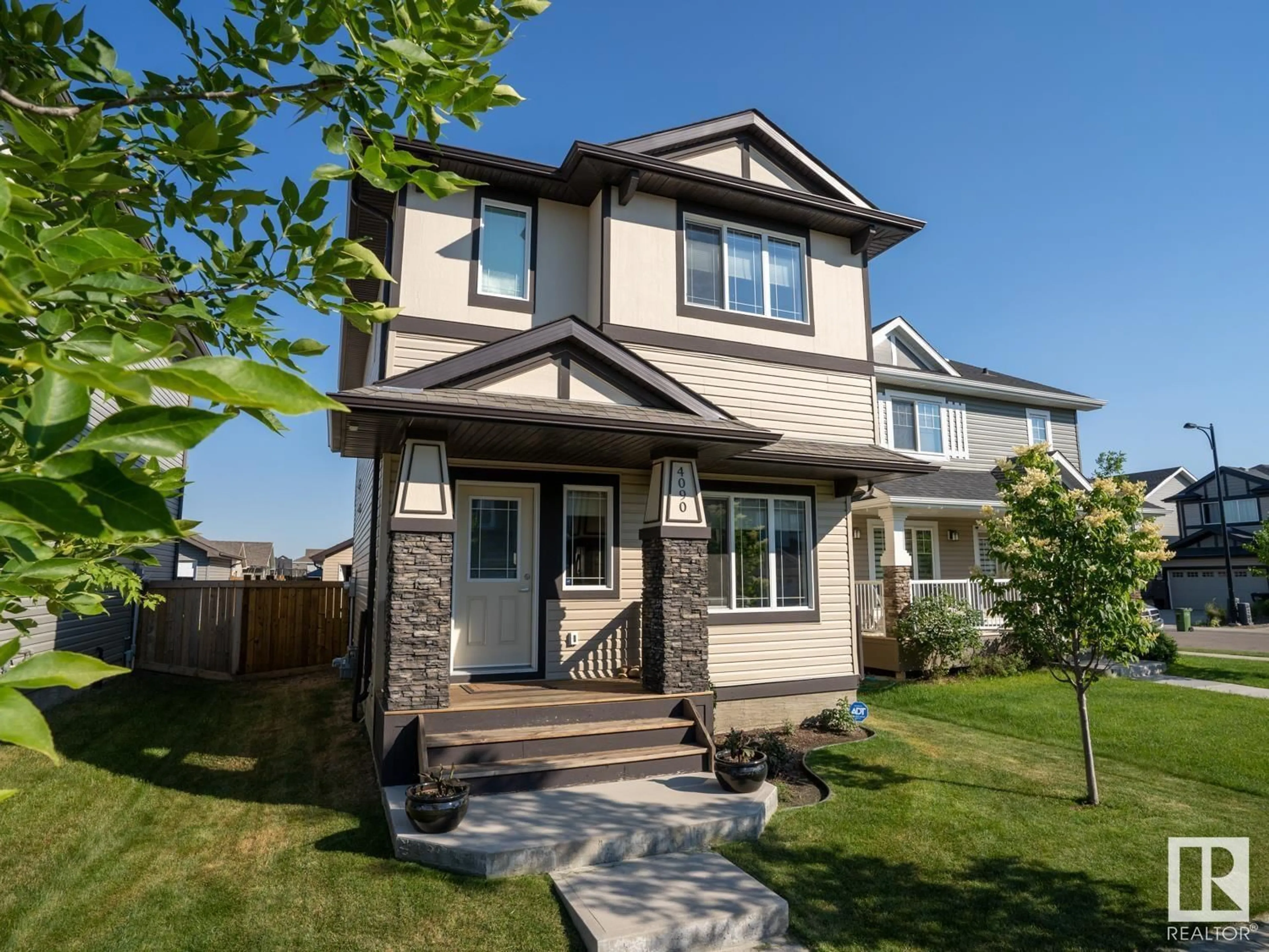 Frontside or backside of a home for 4090 ALEXANDER WY SW, Edmonton Alberta T6W2C7