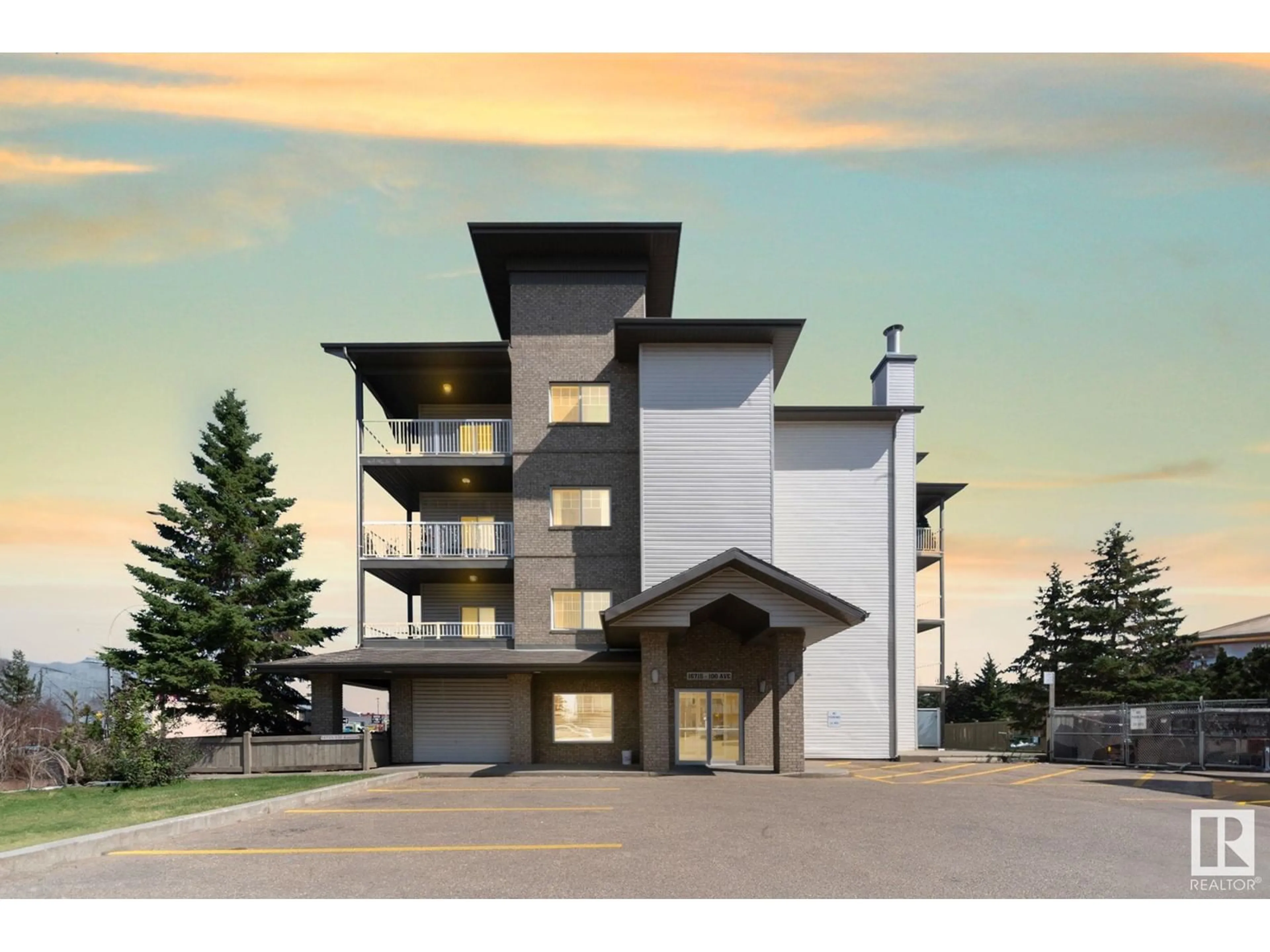 A pic from exterior of the house or condo for #304 16715 100 AV NW, Edmonton Alberta T5P4Z5