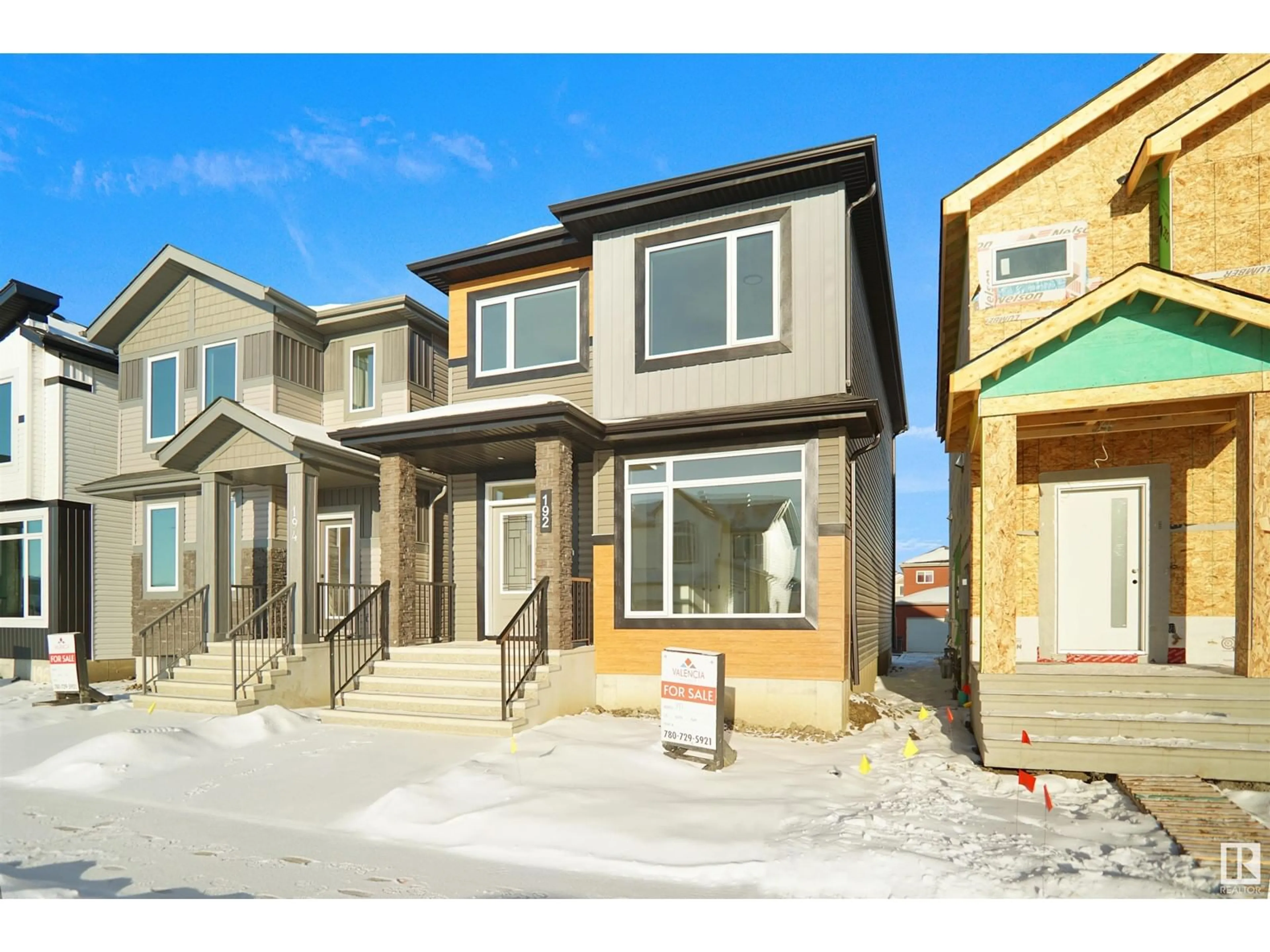 Frontside or backside of a home, the street view for 192 STARLING WY, Fort Saskatchewan Alberta T8L1X5