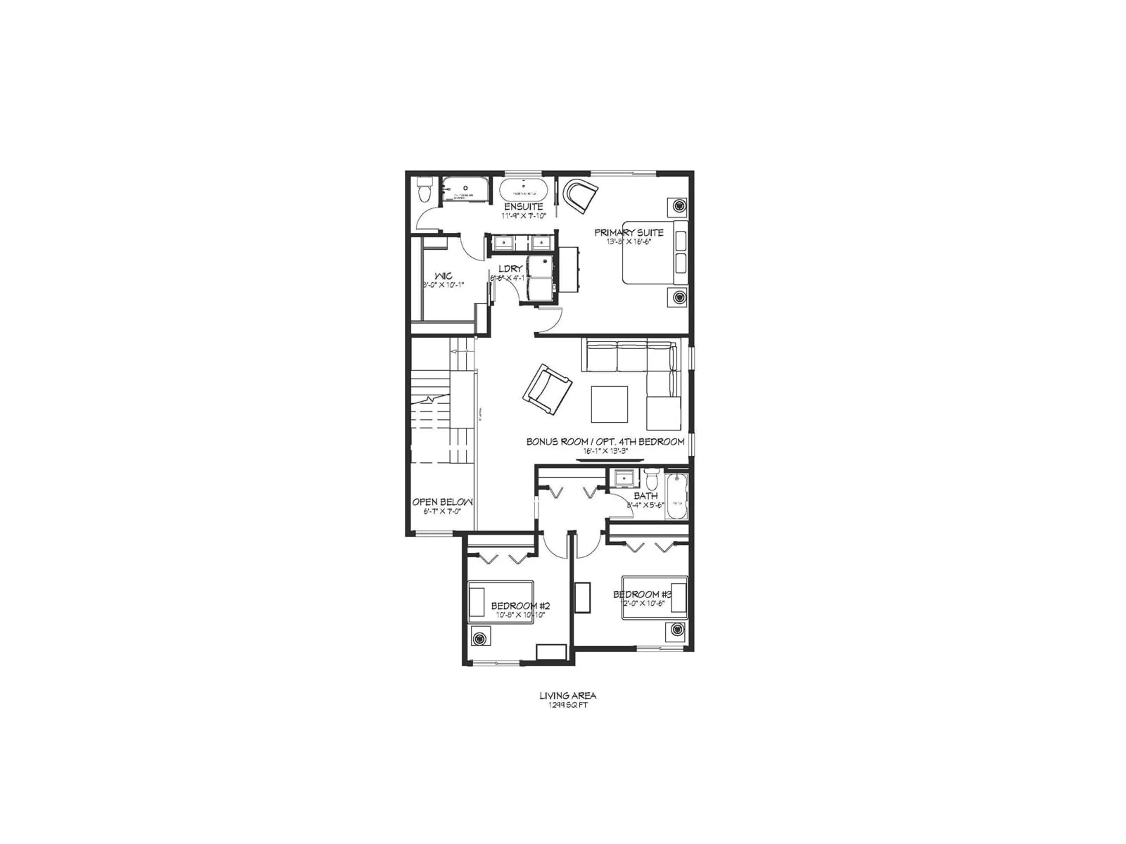 Floor plan for 20 Prescott BV, Spruce Grove Alberta T7X0R5